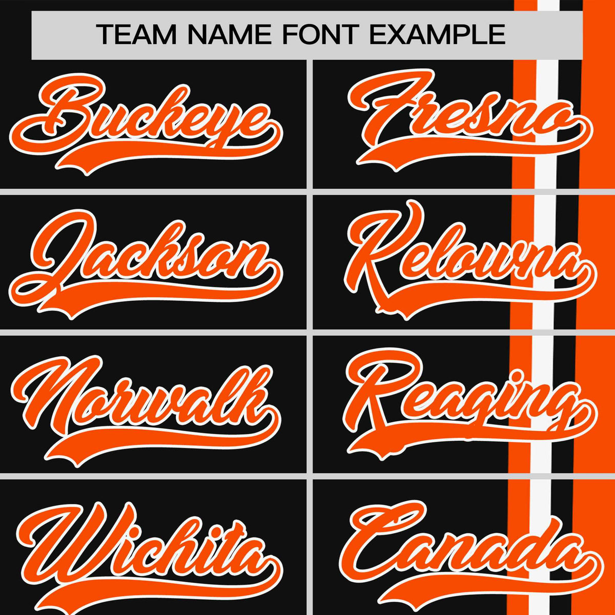 Custom Black Orange-White Crew neck Color Contrast Design T-Shirts