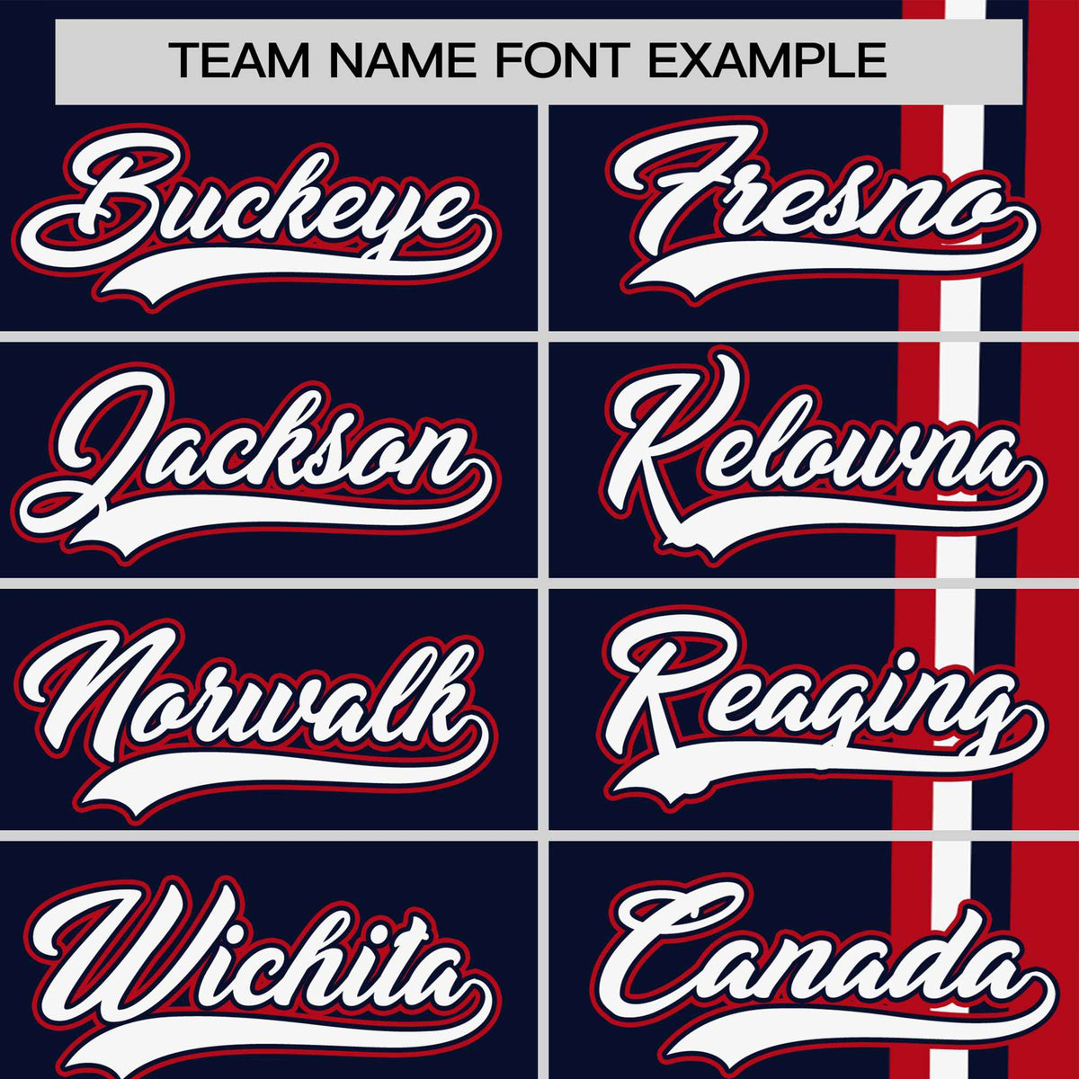 Custom Navy Red-White Crew neck Color Contrast Design T-Shirts