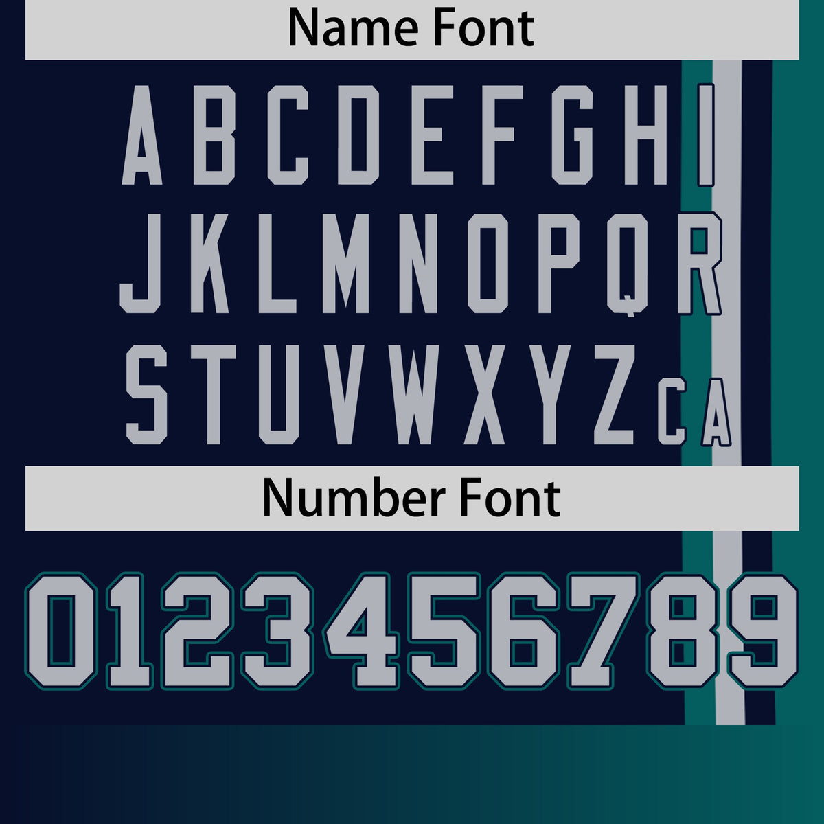 Custom Navy Aqua-White Crew neck Color Contrast Design T-Shirts