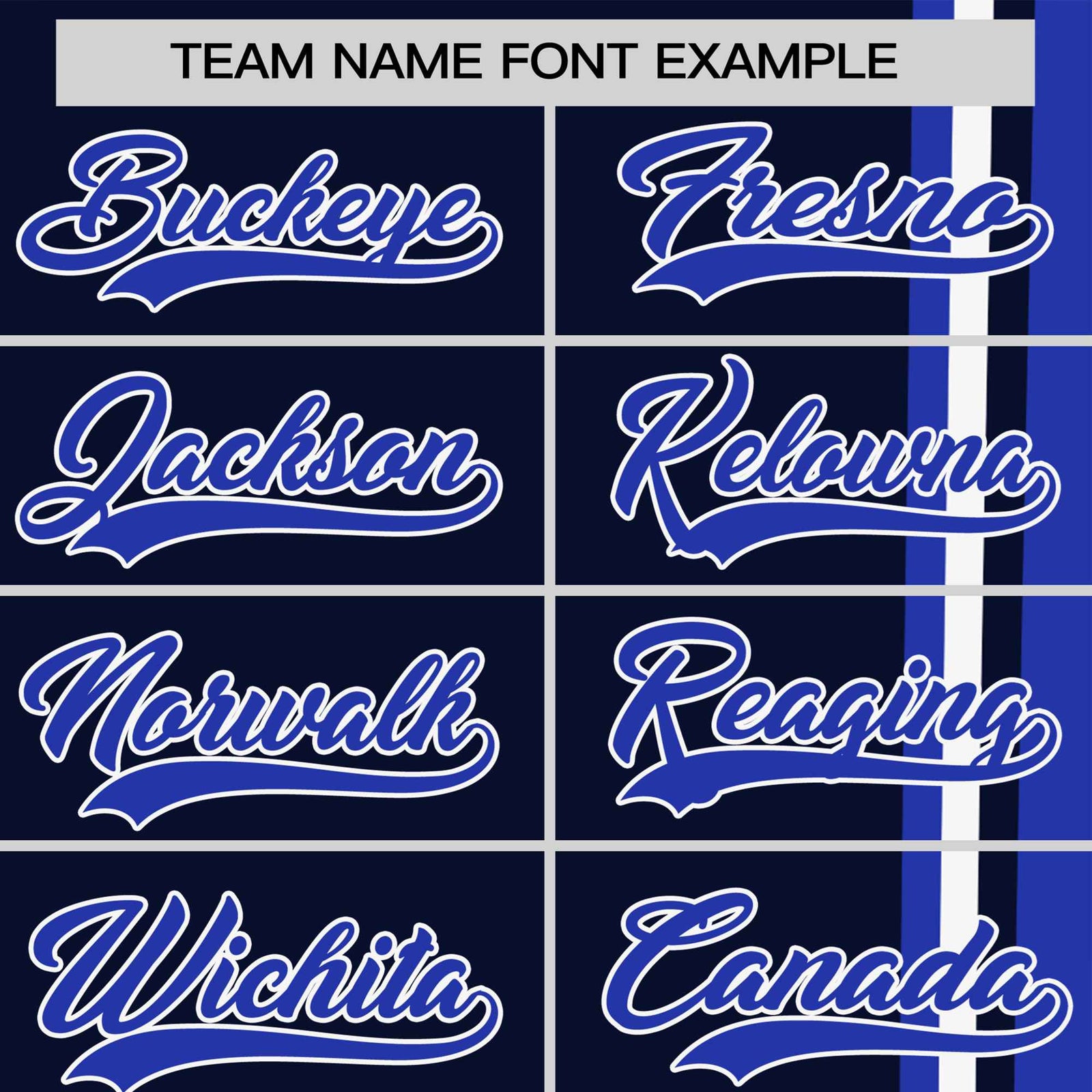 Custom Navy Royal Blue-White Crew neck Color Contrast Design T-Shirts