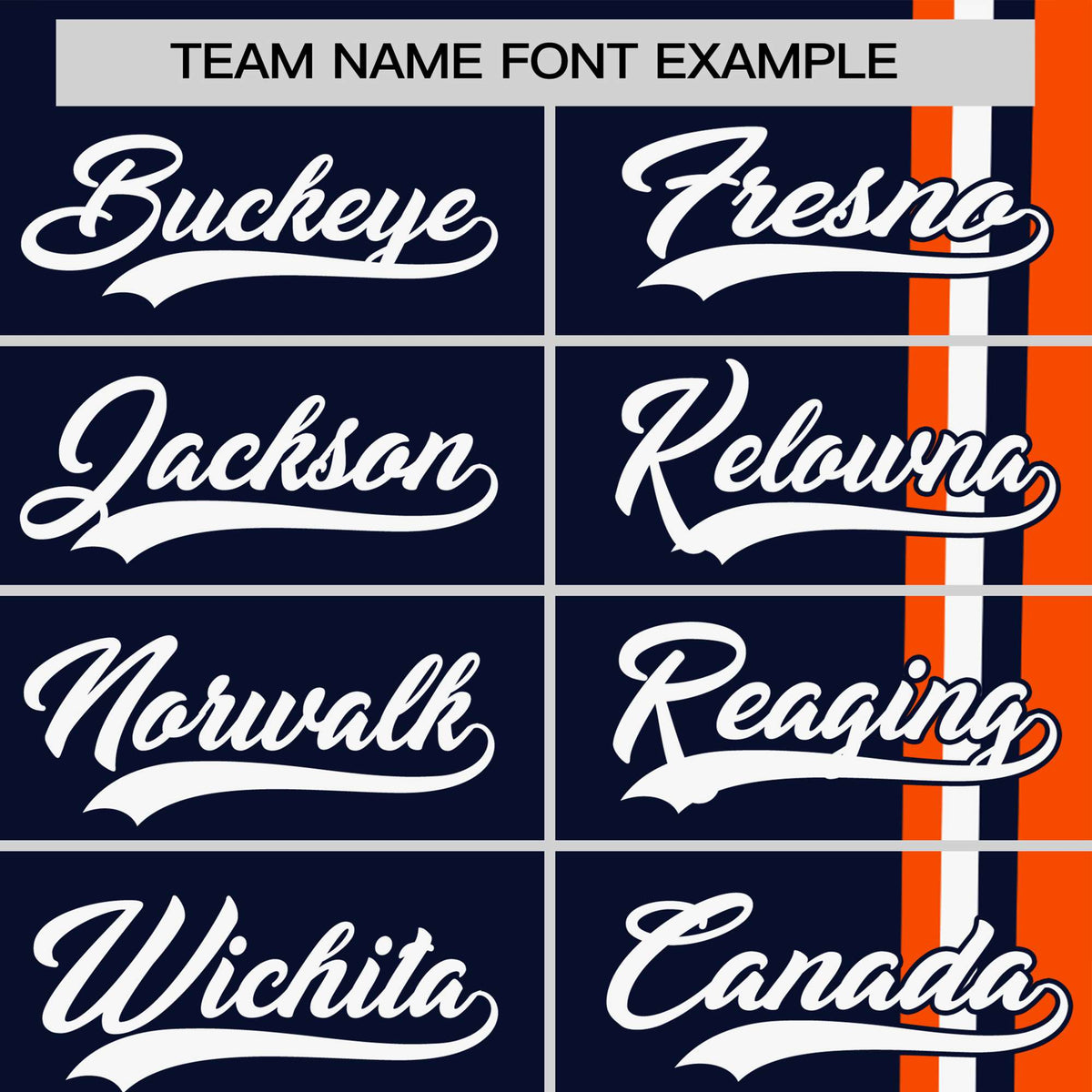 Custom Navy Orange-White Crew neck Color Contrast Design T-Shirts