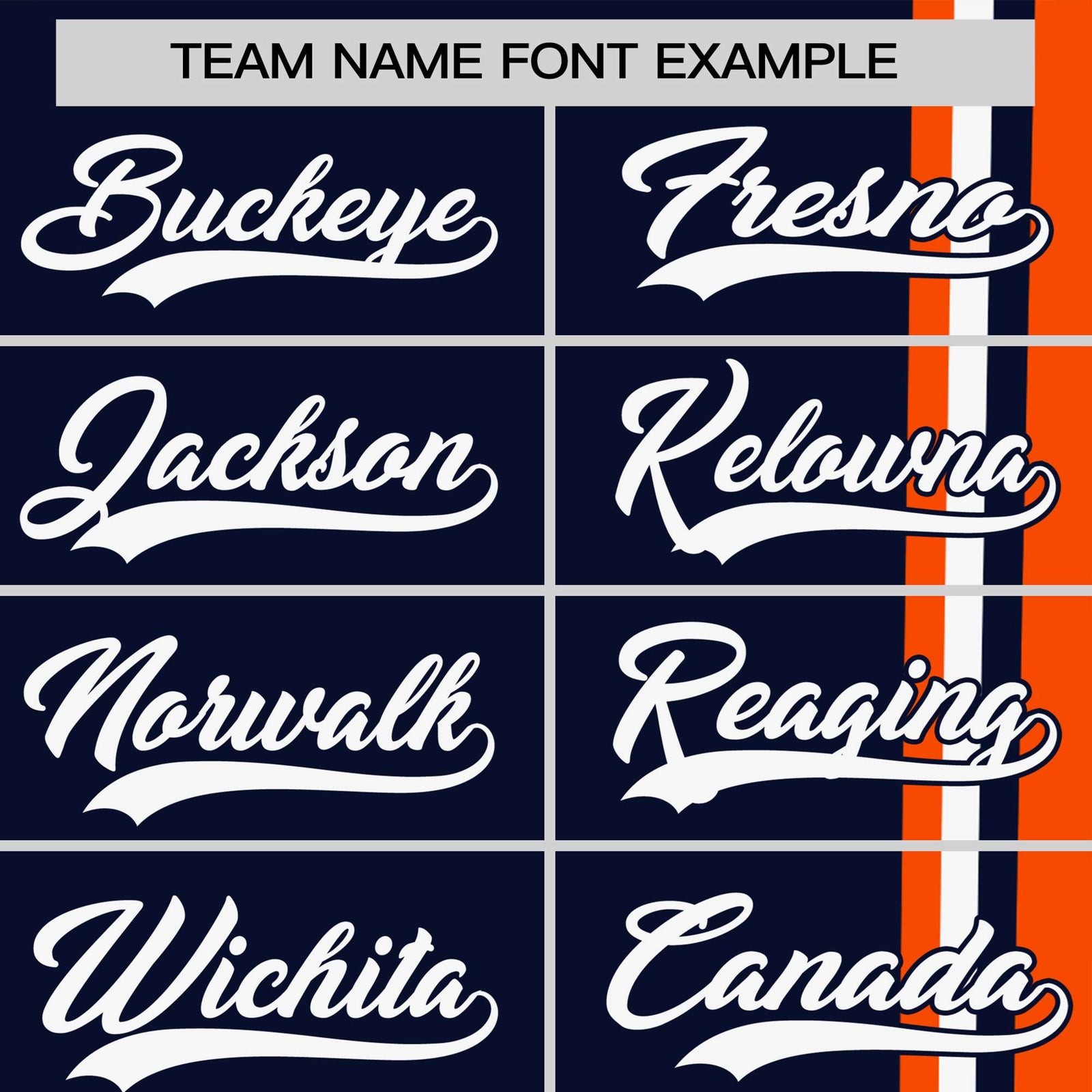 Custom Navy Orange-White Crew neck Color Contrast Design T-Shirts