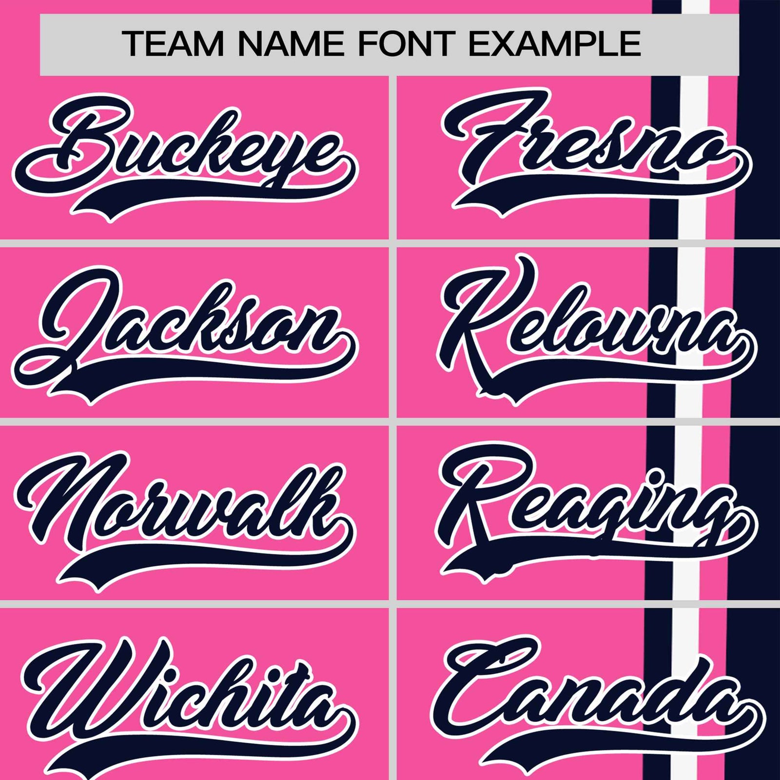 Custom Pink Navy-White Crew neck Color Contrast Design T-Shirts