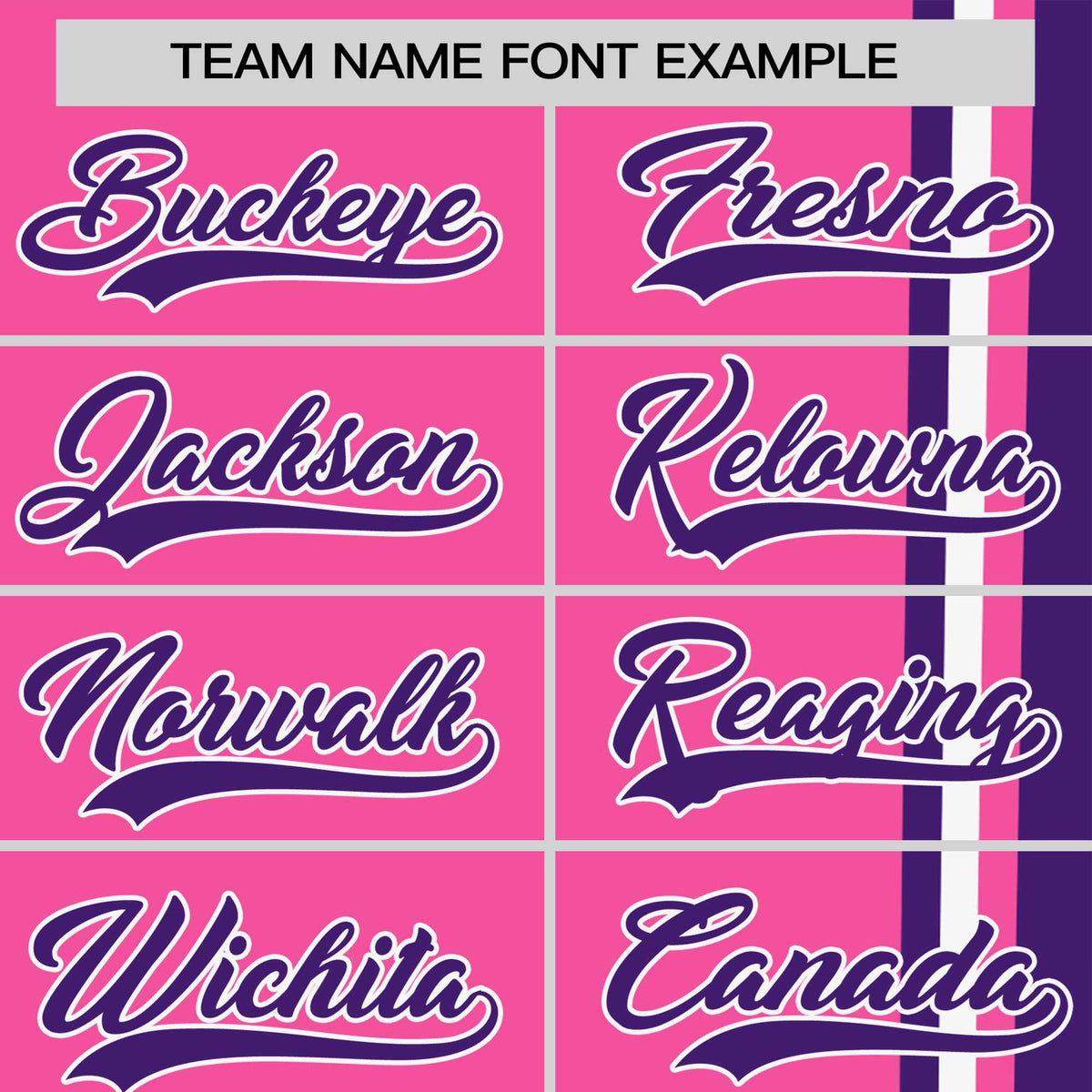 Custom Pink Purple-White Crew neck Color Contrast Design T-Shirts