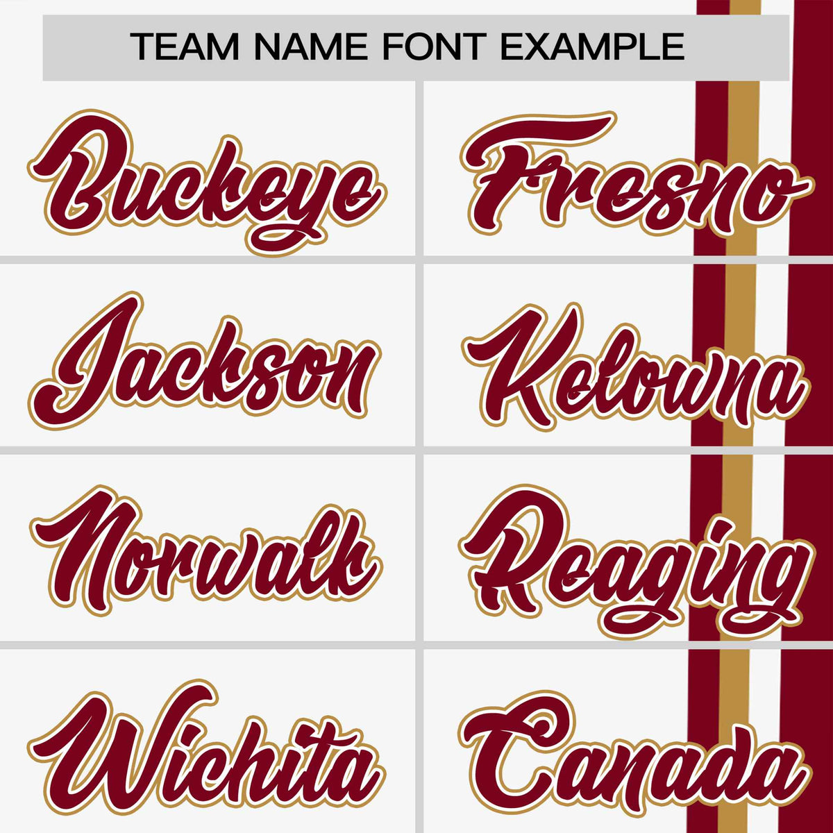 Custom White Crimson-Gold Crew neck Color Contrast Design T-Shirts
