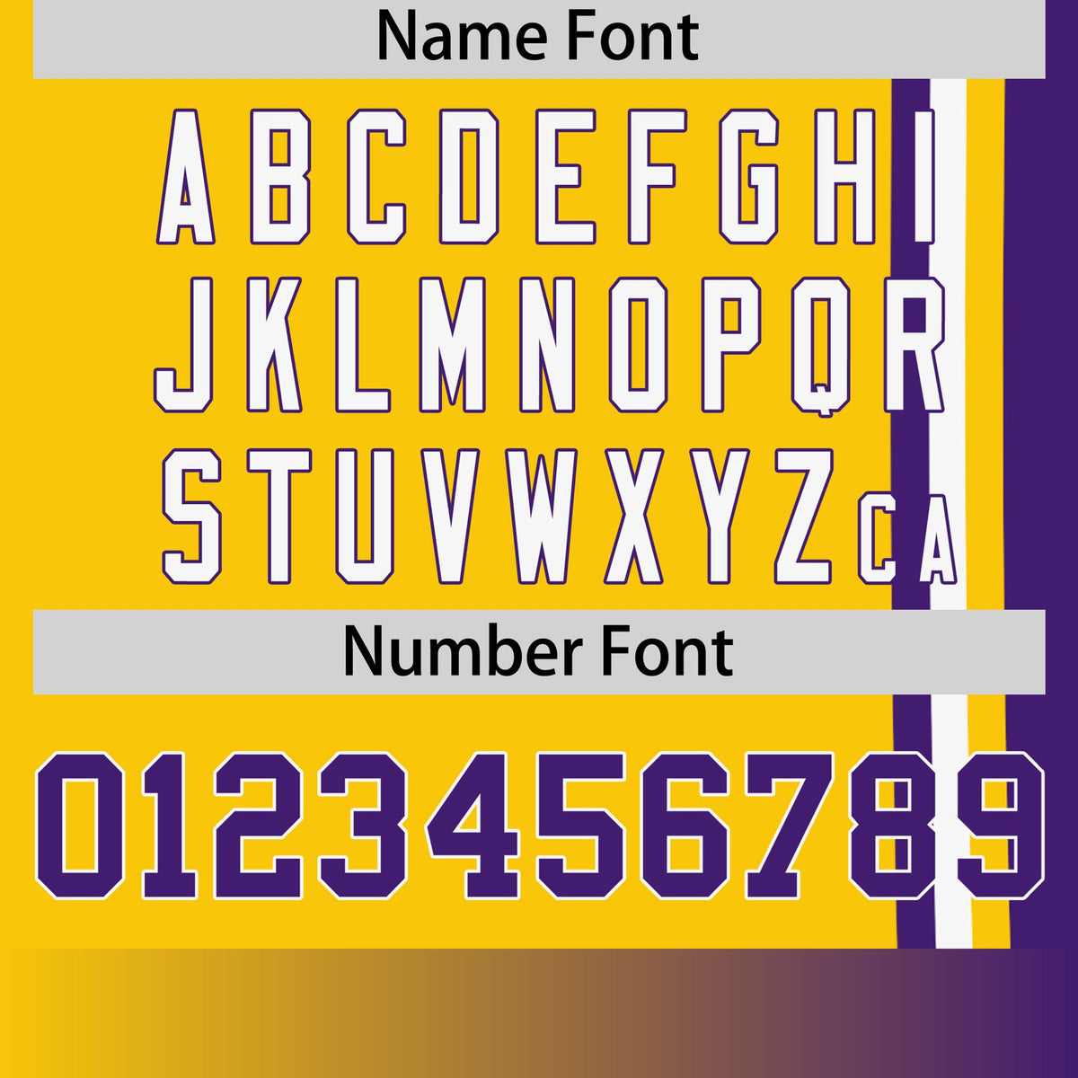 Custom Gold-01 Purple-White Crew neck Color Contrast Design T-Shirts