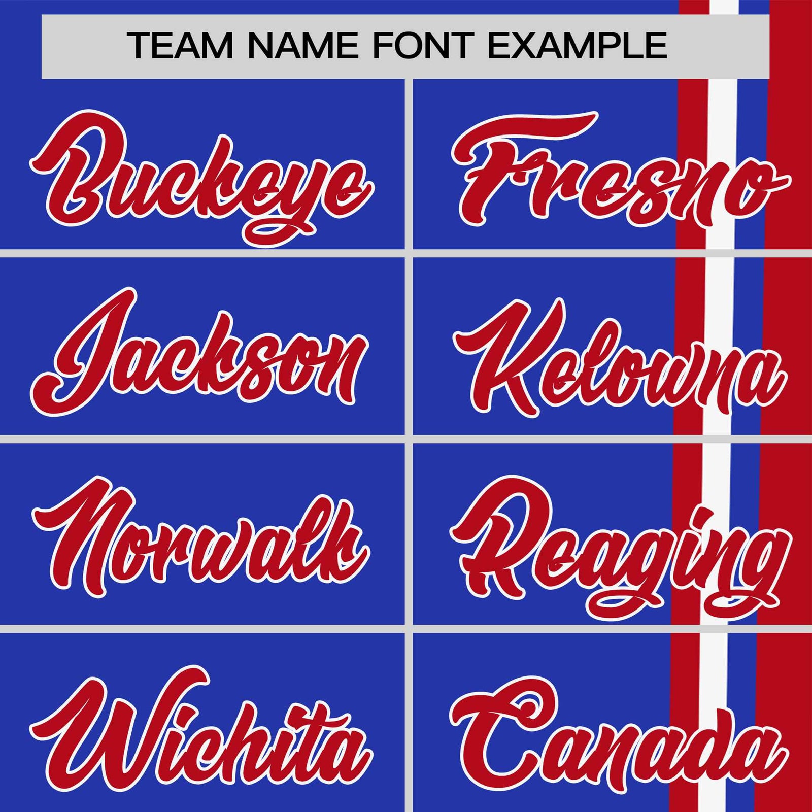 Custom Royal Blue Red-White Crew neck Color Contrast Design T-Shirts