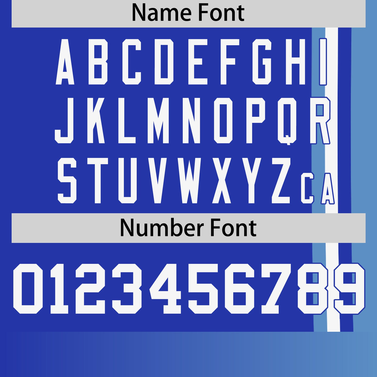 Custom Royal Blue Powder Blue-White Crew neck Color Contrast Design T-Shirts