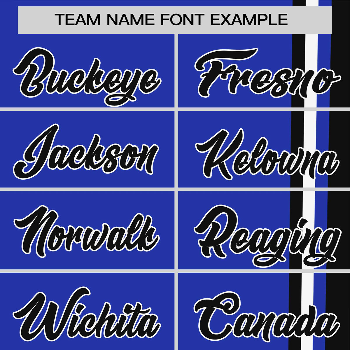 Custom Royal Blue Black-White Crew neck Color Contrast Design T-Shirts