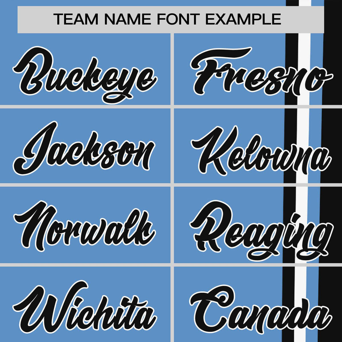 Custom Powder Blue Black-White Crew neck Color Contrast Design T-Shirts