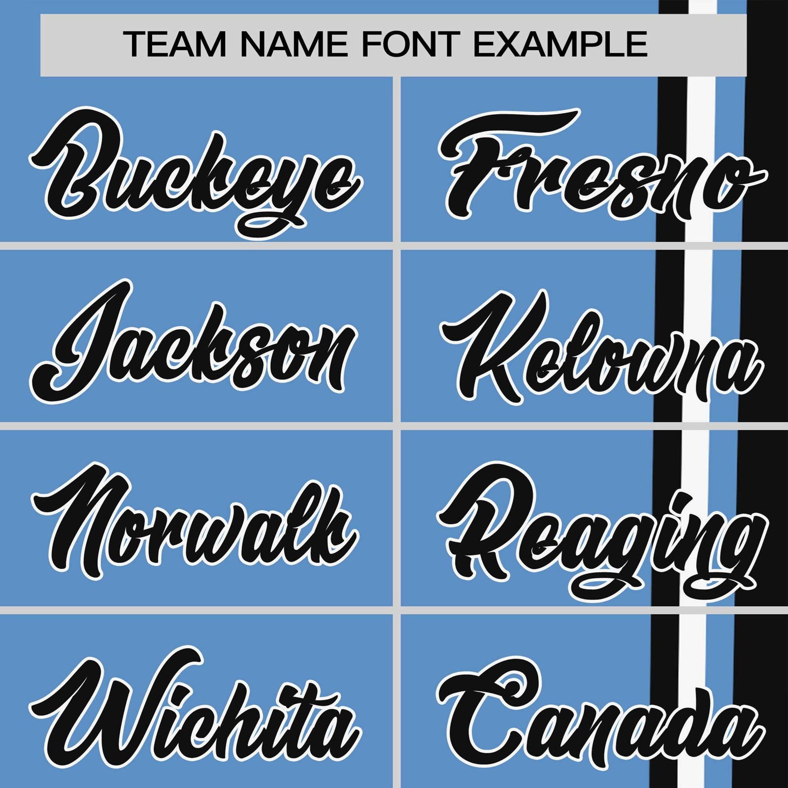 Custom Powder Blue Black-White Crew neck Color Contrast Design T-Shirts