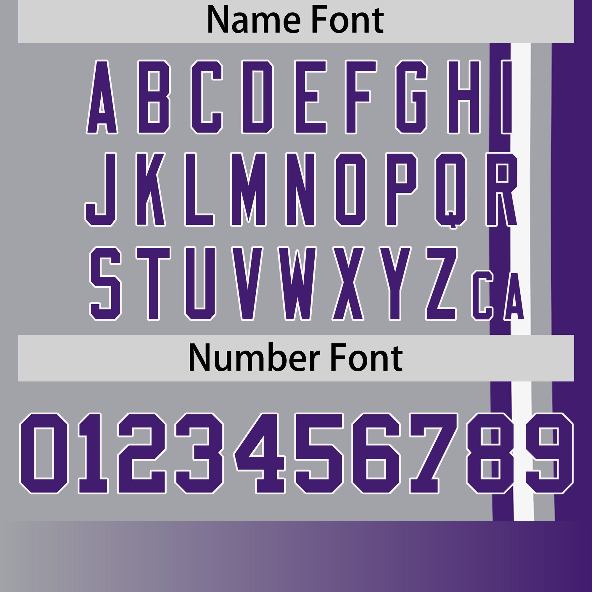 Custom Gray Purple-White Crew neck Color Contrast Design T-Shirts