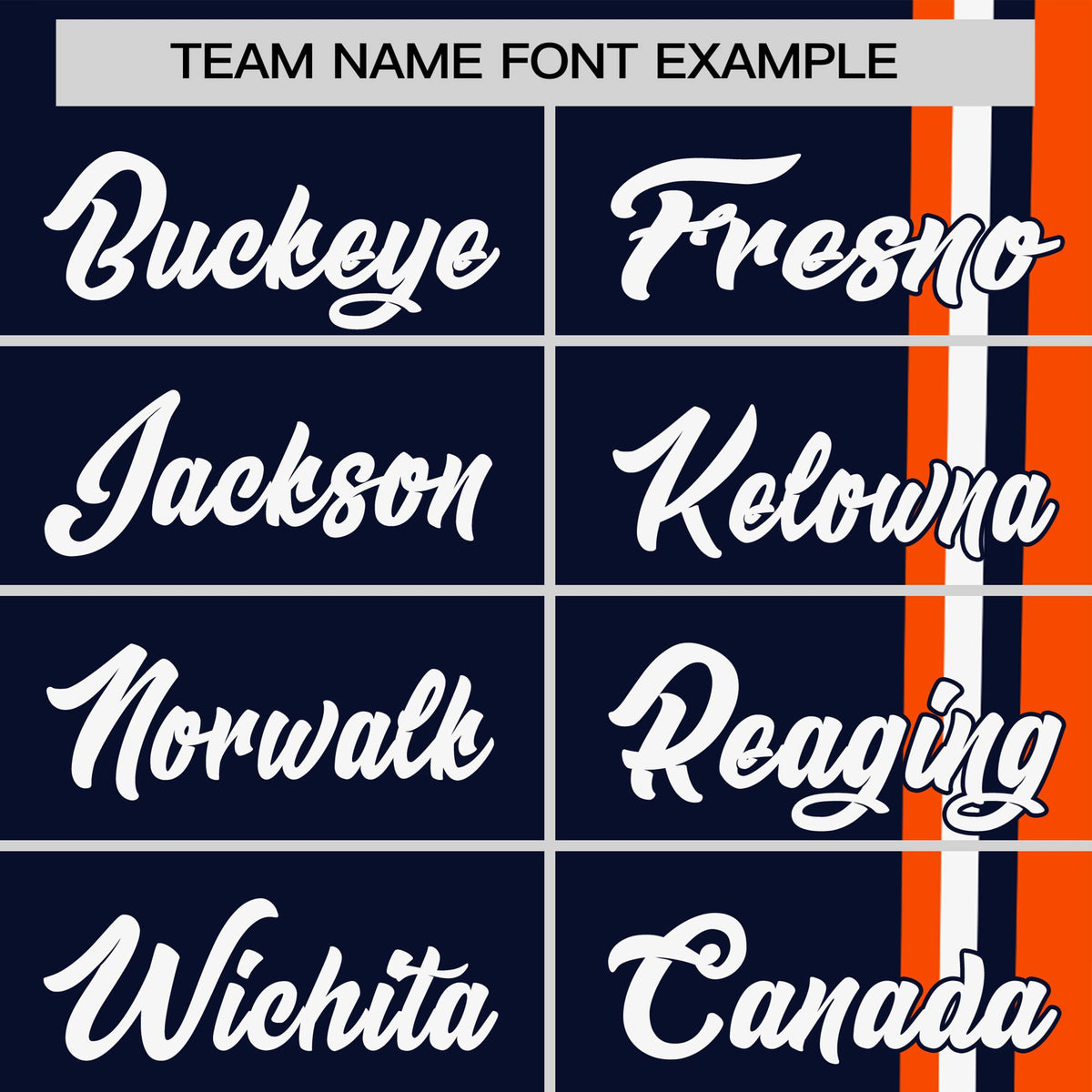 Custom Navy Orange-White Crew neck Color Contrast Design T-Shirts