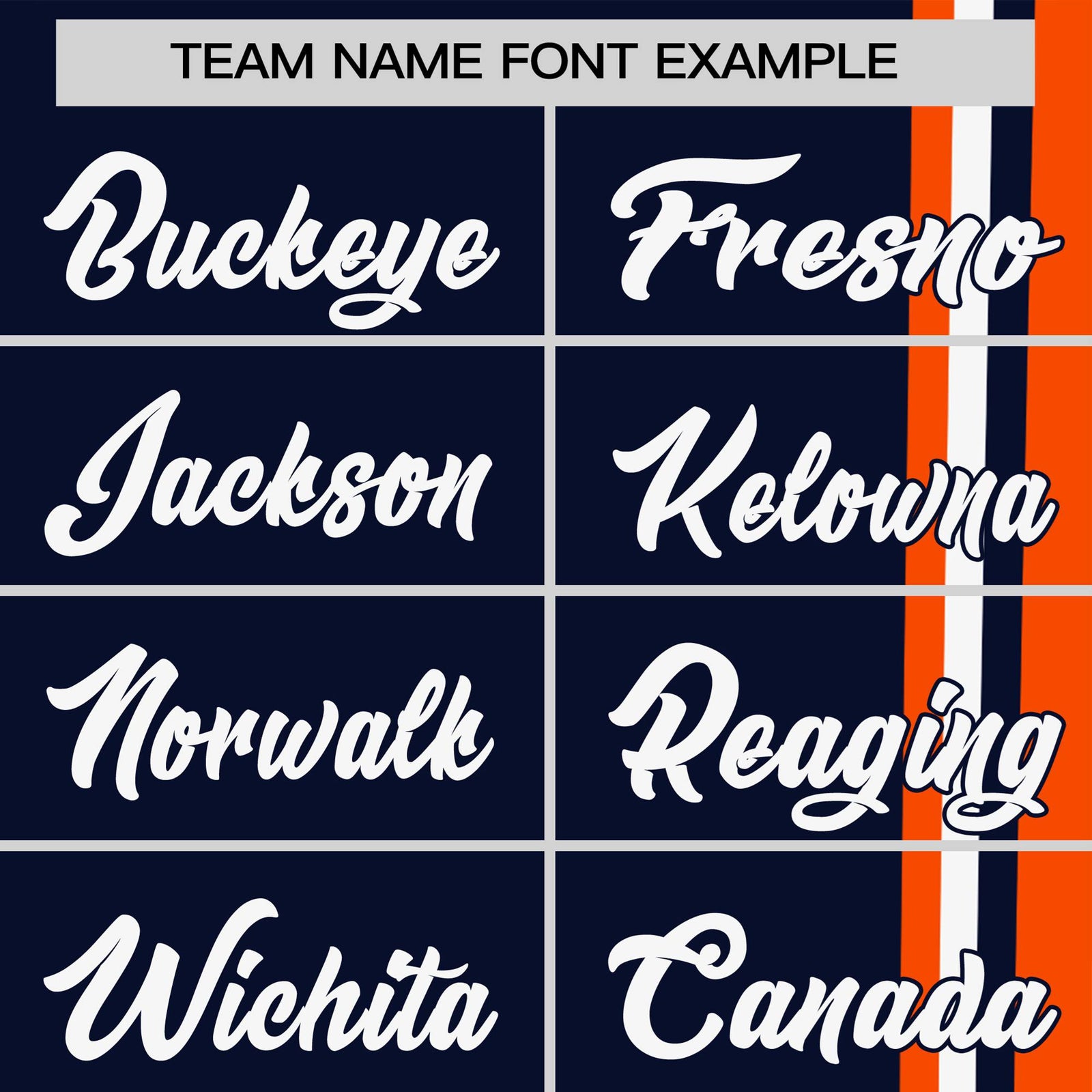 Custom Navy Orange-White Crew neck Color Contrast Design T-Shirts