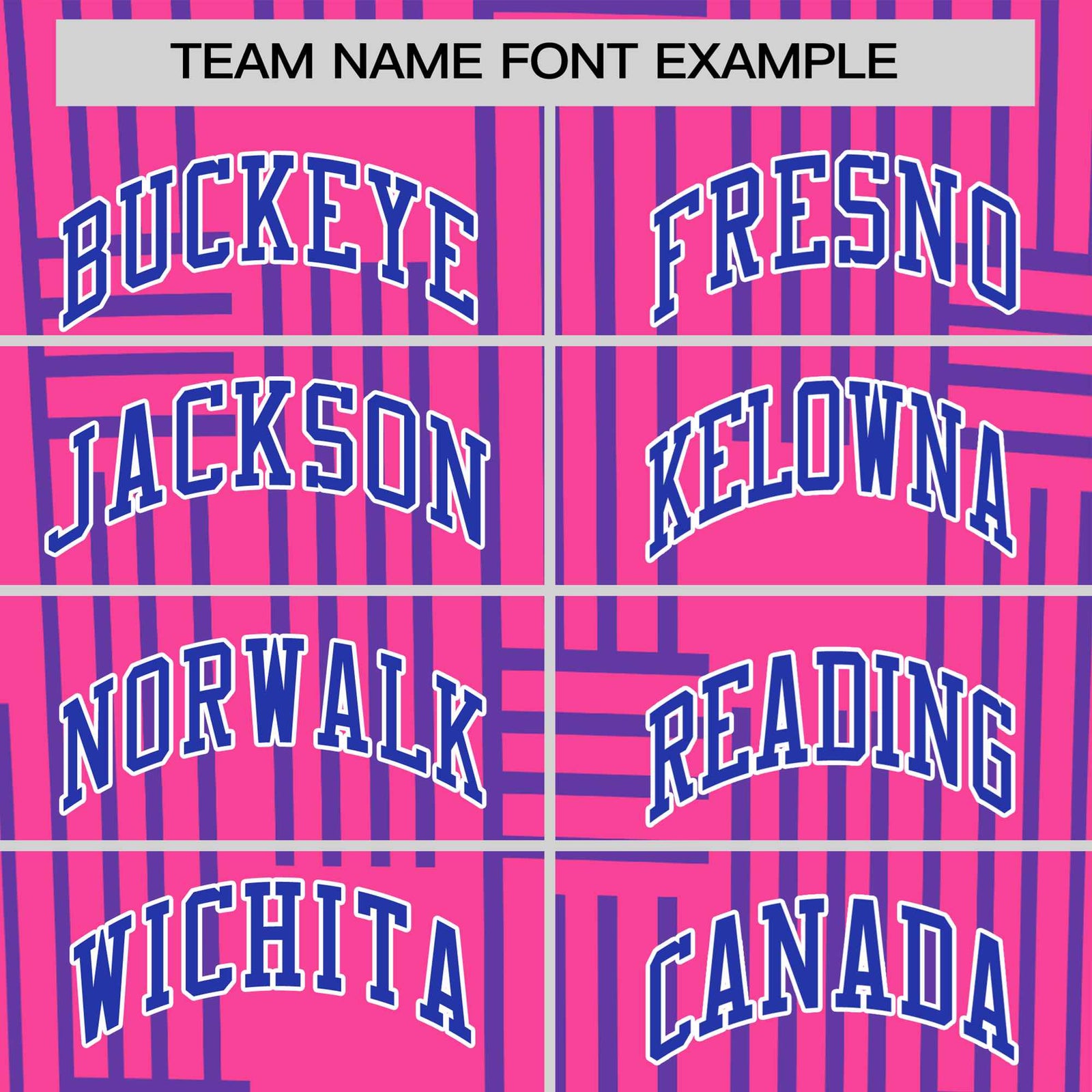 Custom Pink-Royal Blue Personalized Line Pattern Performance T-Shirt
