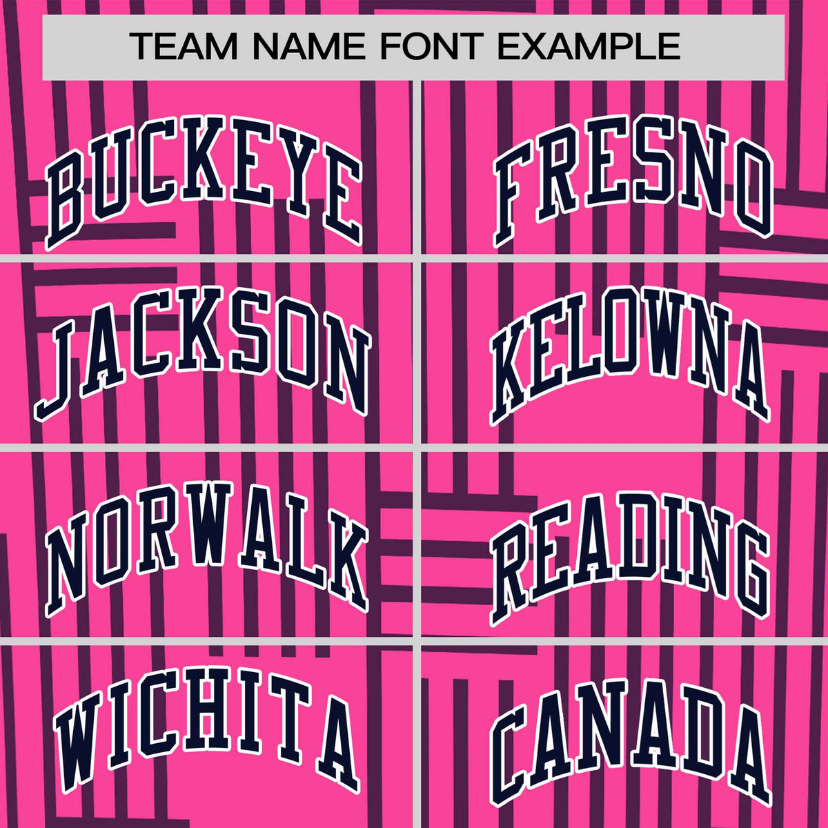 Custom Pink Navy Personalized Line Pattern Performance T-Shirt