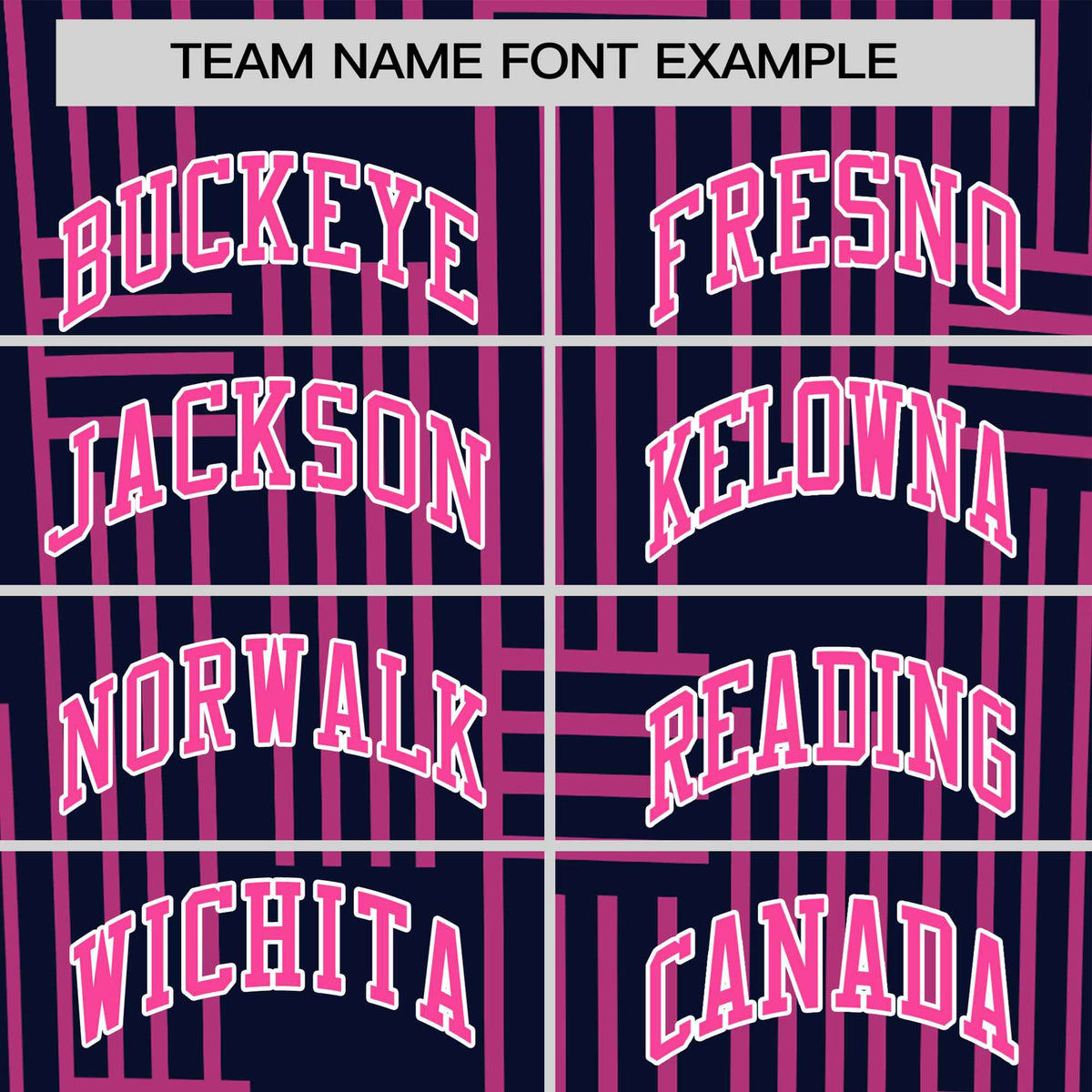 Custom Navy Pink Personalized Line Pattern Performance T-Shirt