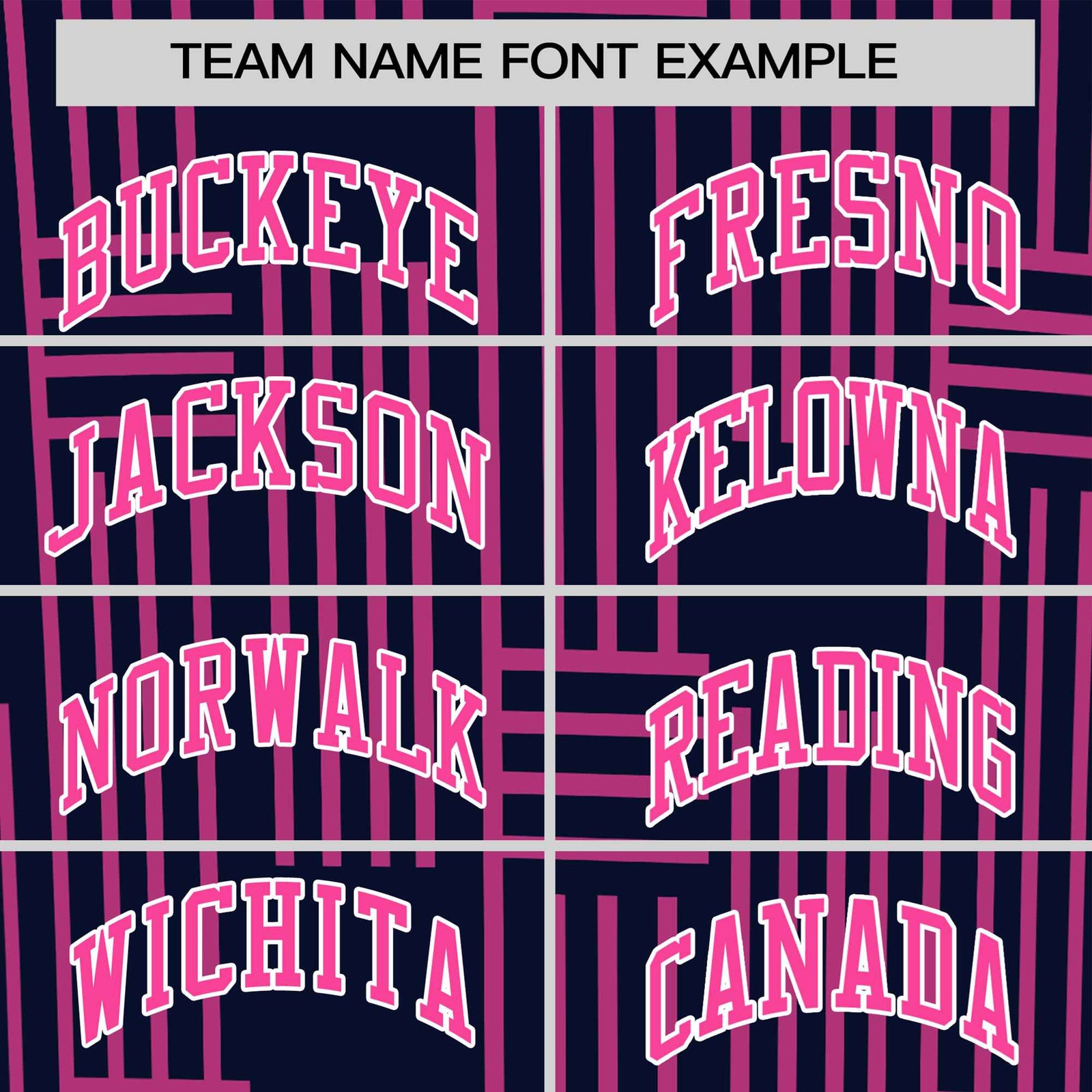 Custom Navy Pink Personalized Line Pattern Performance T-Shirt