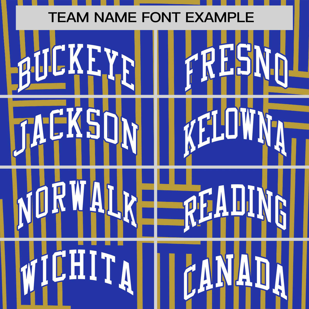 Custom Royal Blue-Gold 01 Personalized Line Pattern Performance T-Shirt