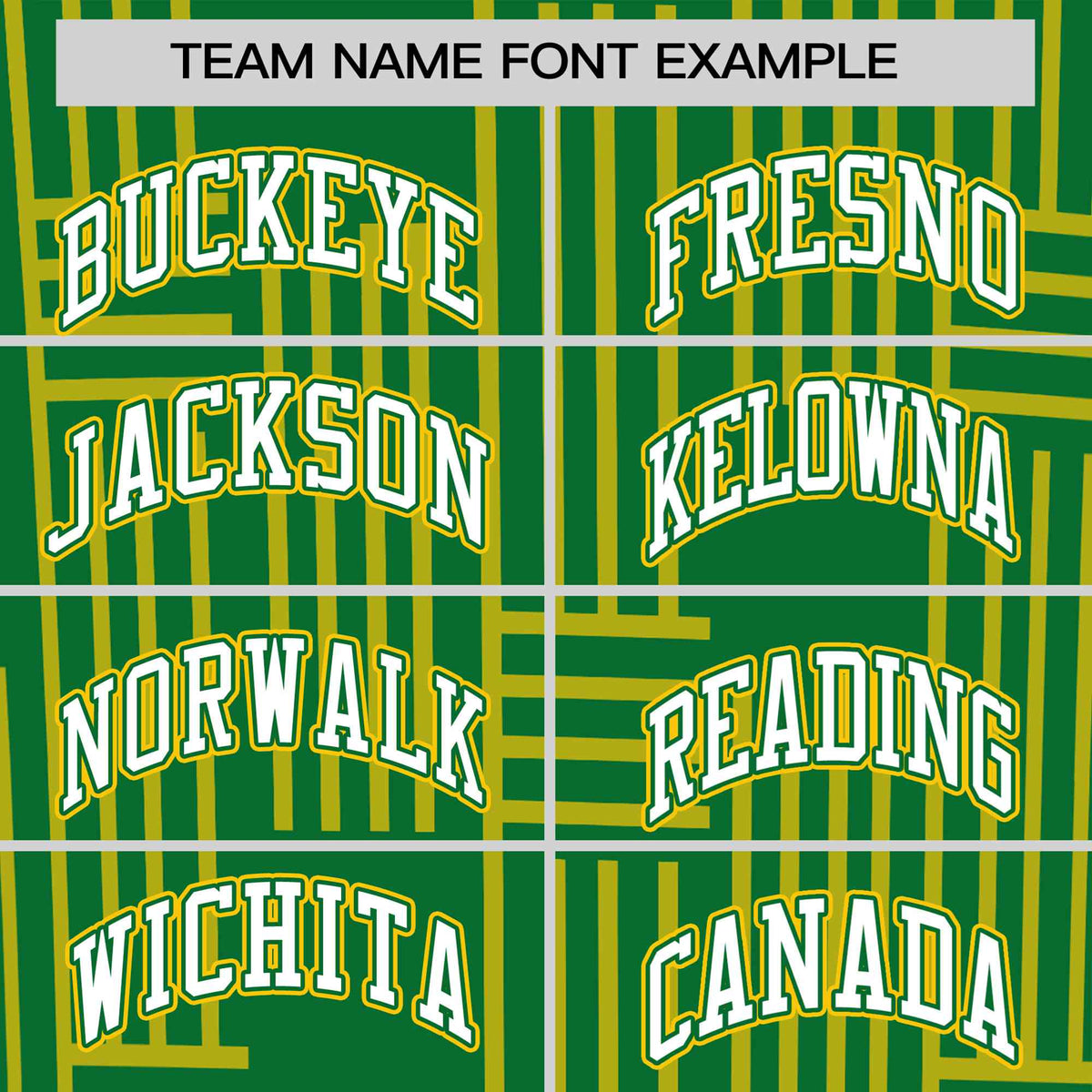 Custom Kelly Green-Gold 01 Personalized Line Pattern Performance T-Shirt