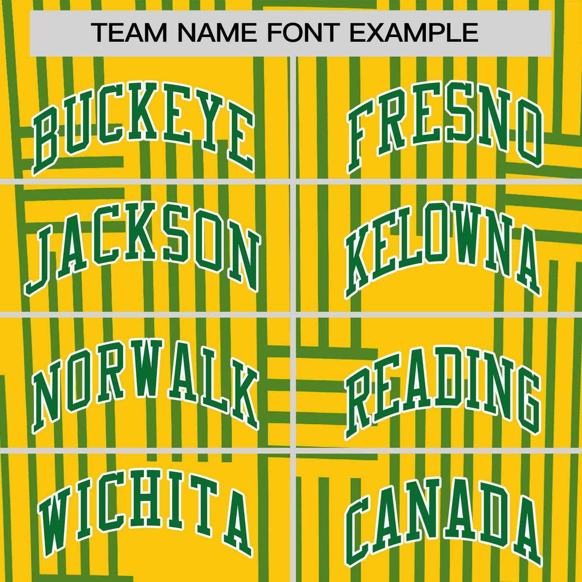 Custom Gold 01-Kelly Green Personalized Line Pattern Performance T-Shirt