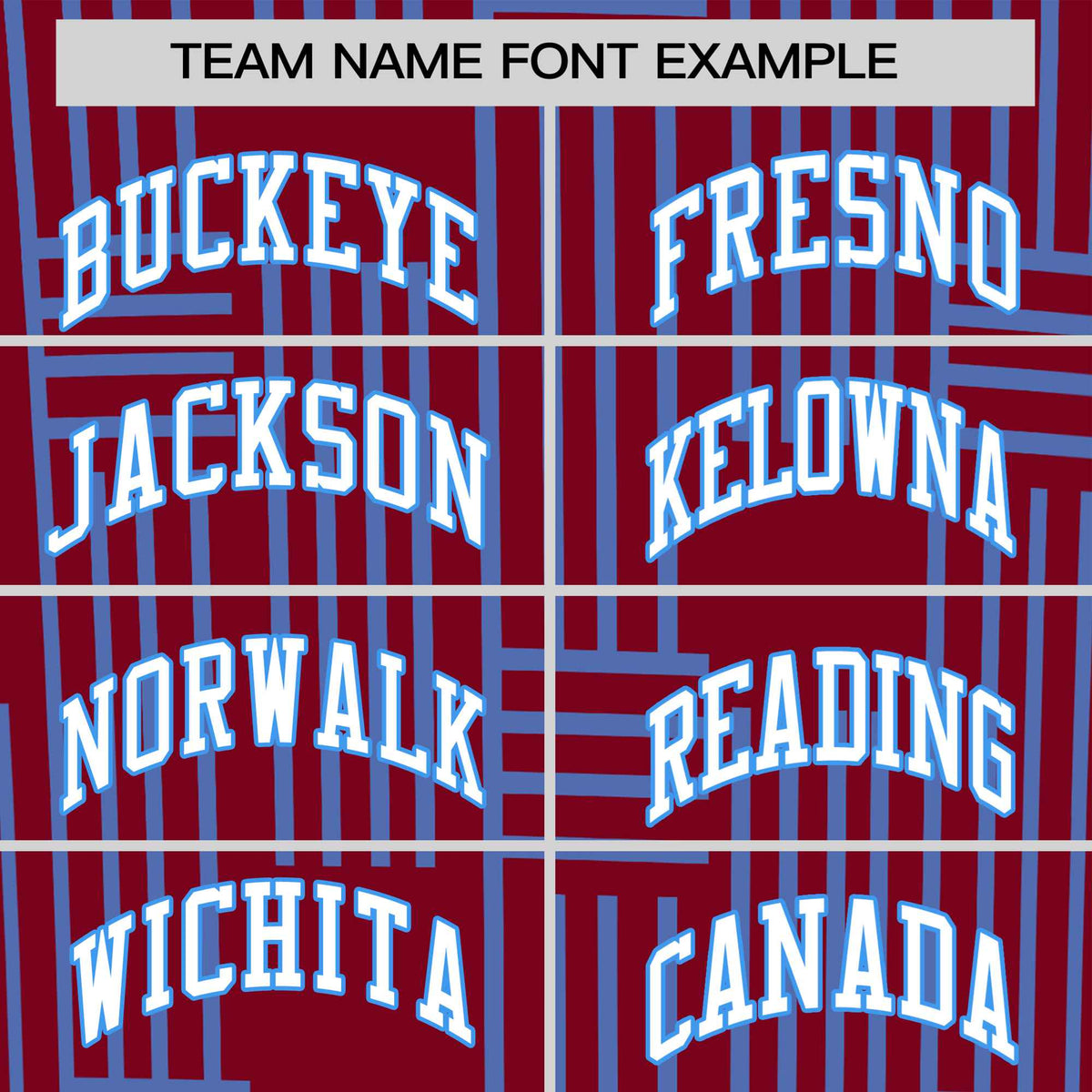 Custom Crimson-Powder Blue Personalized Line Pattern Performance T-Shirt