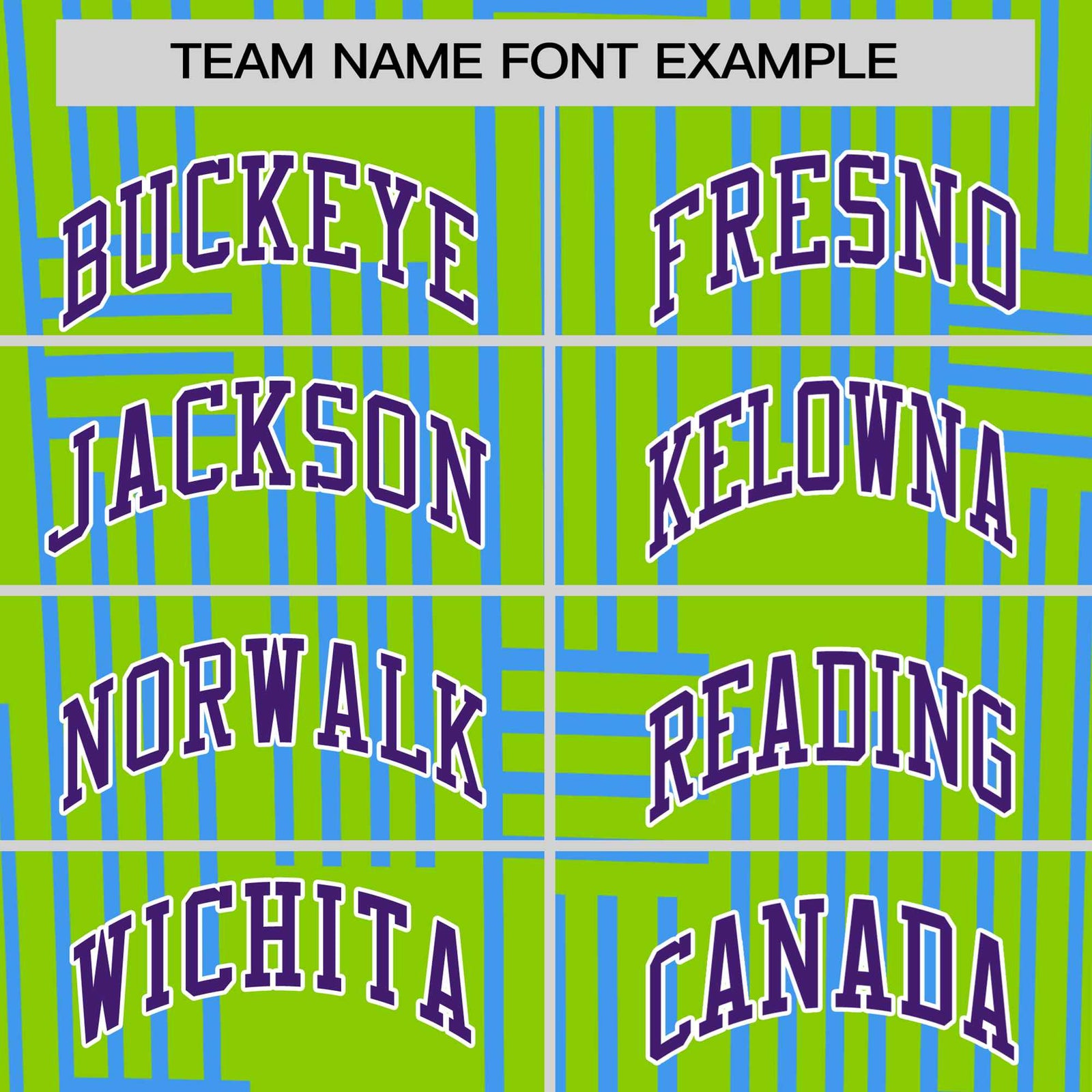 Custom Neon Green-Powder Blue Personalized Line Pattern Performance T-Shirt