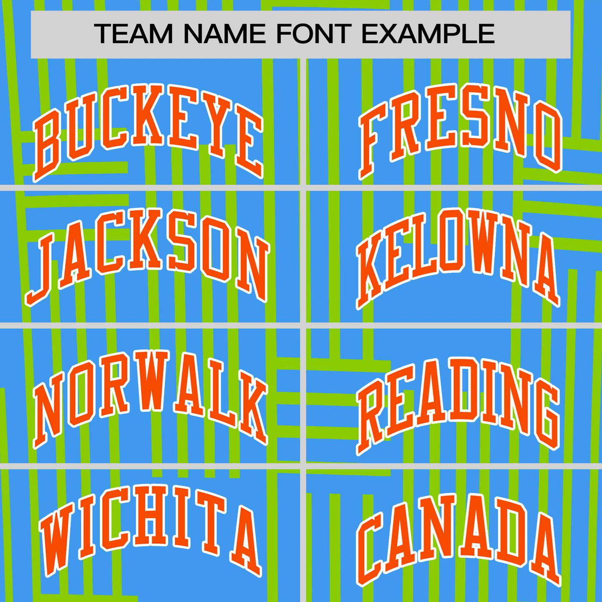 Custom Powder Blue-Neon Green Personalized Line Pattern Performance T-Shirt