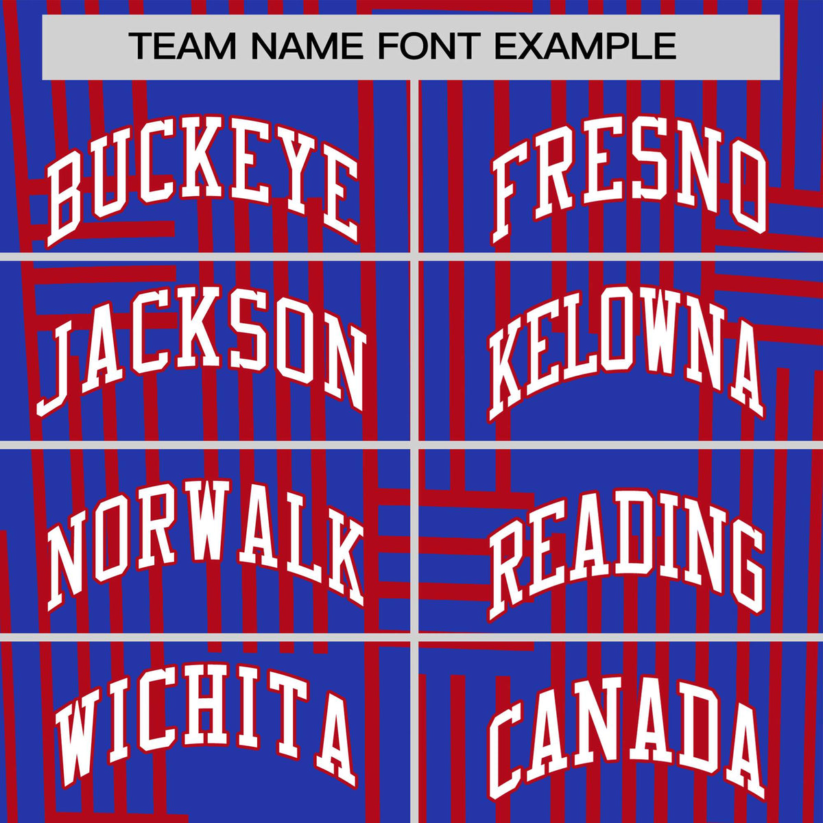 Custom Royal Blue-Red Personalized Line Pattern Performance T-Shirt