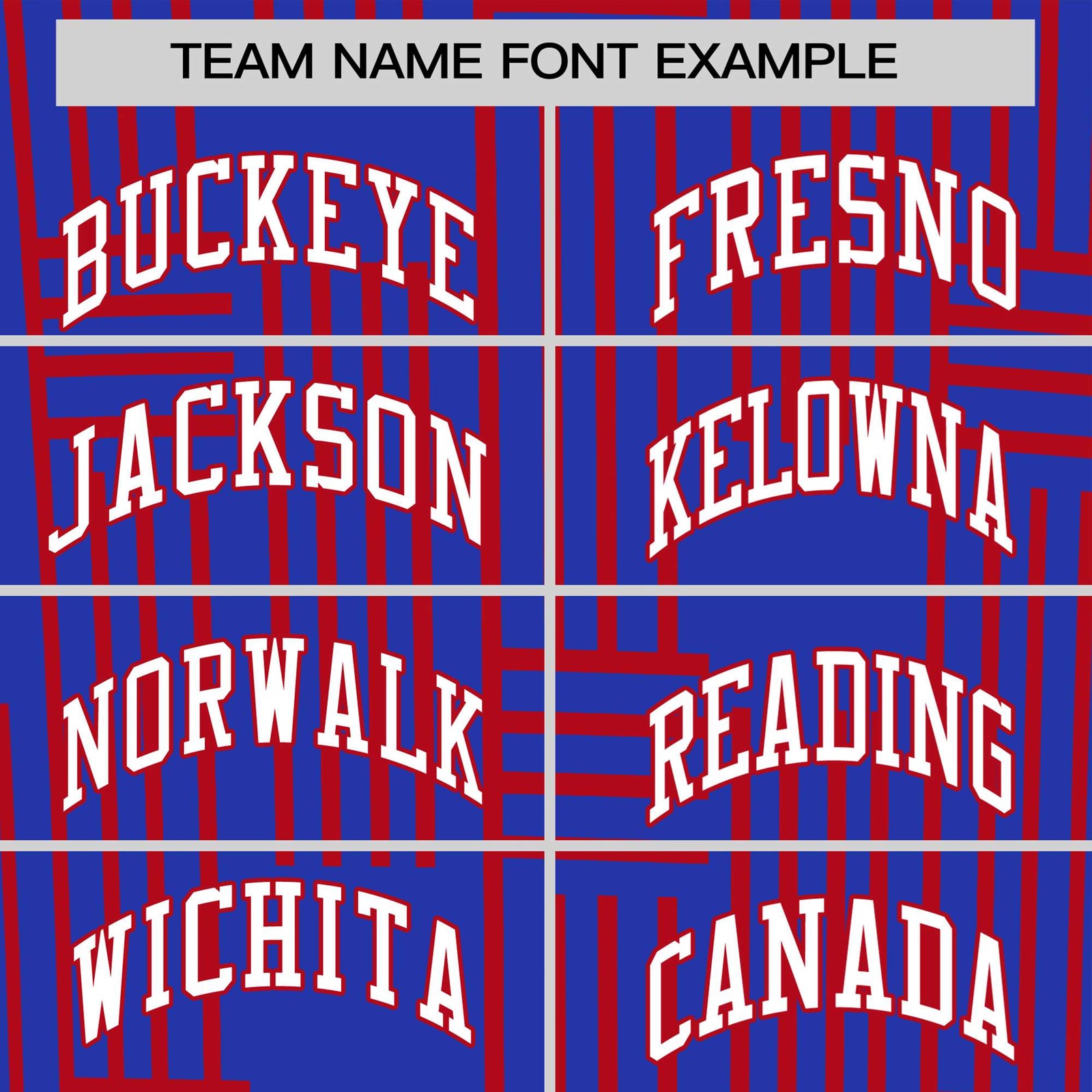 Custom Royal Blue-Red Personalized Line Pattern Performance T-Shirt