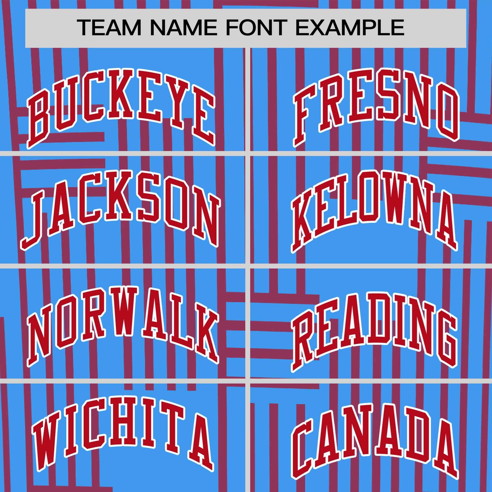 Custom Powder Blue-Red Personalized Line Pattern Performance T-Shirt