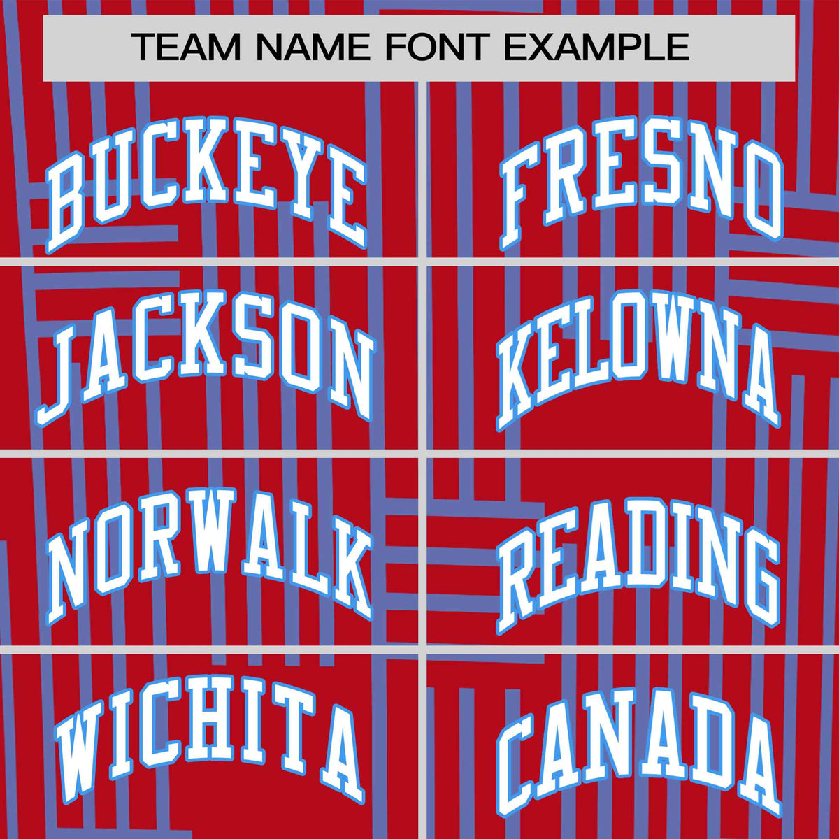 Custom Red-Powder Blue Personalized Line Pattern Performance T-Shirt