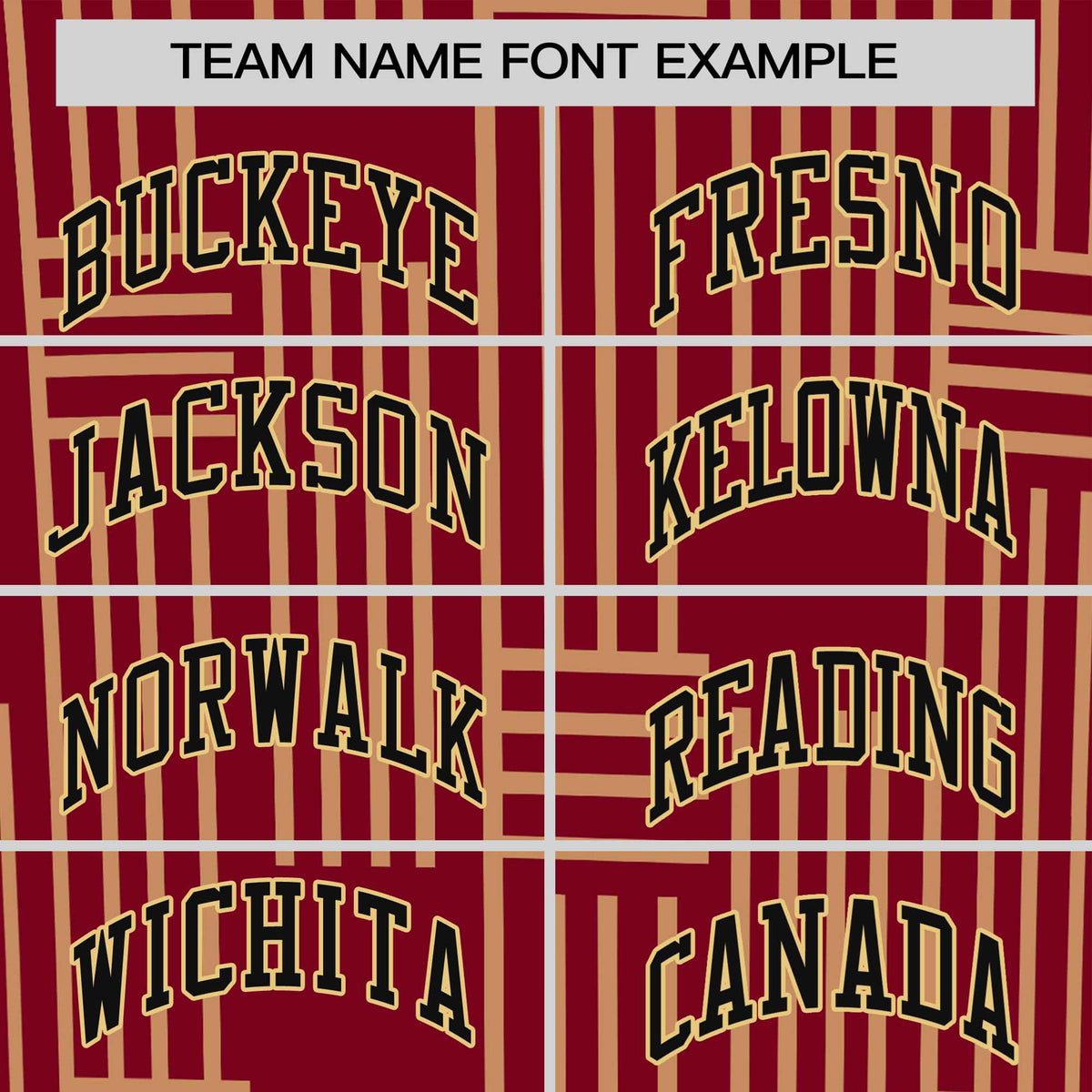 Custom Crimson Khaki Personalized Line Pattern Performance T-Shirt