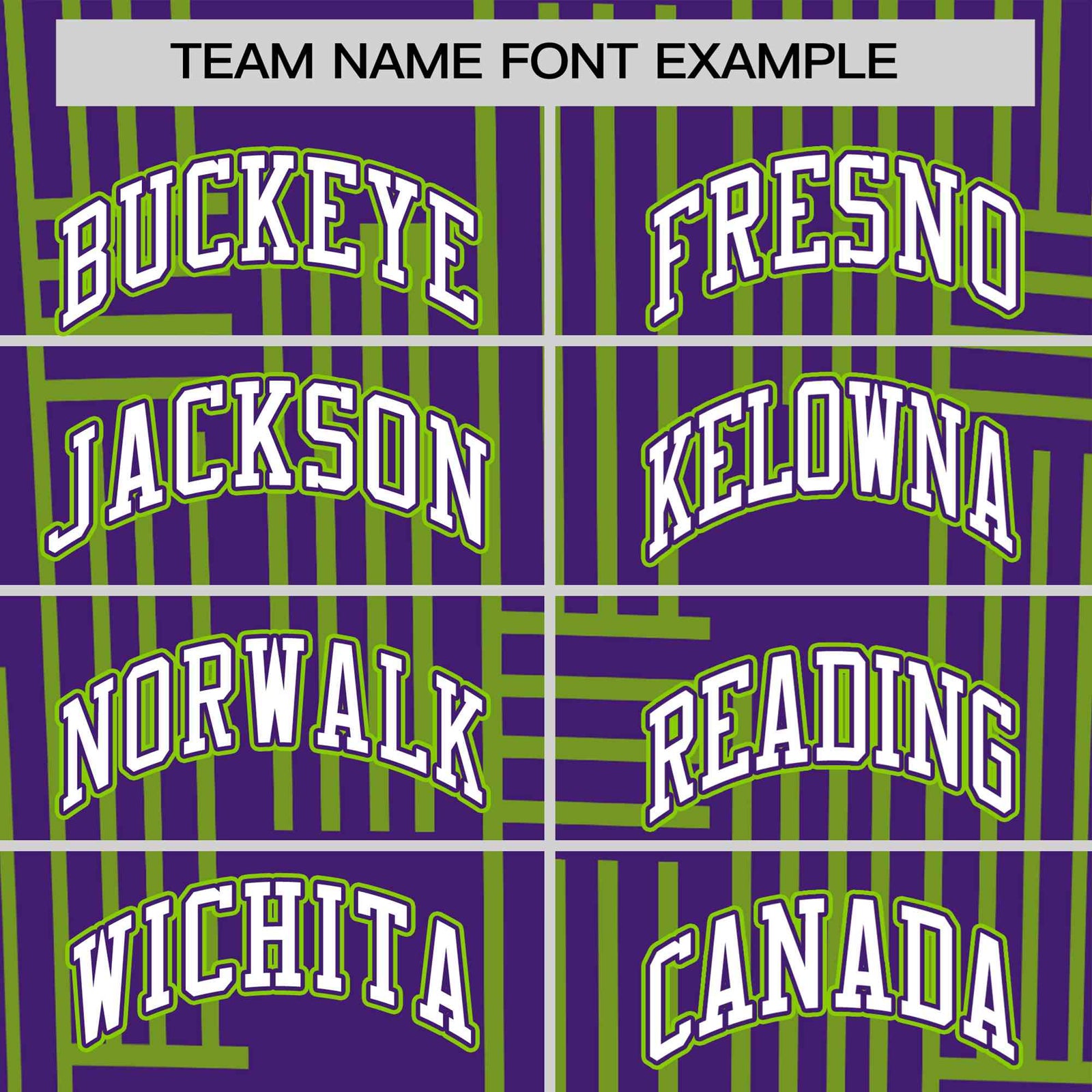 Custom Purple-Neon Green Personalized Line Pattern Performance T-Shirt