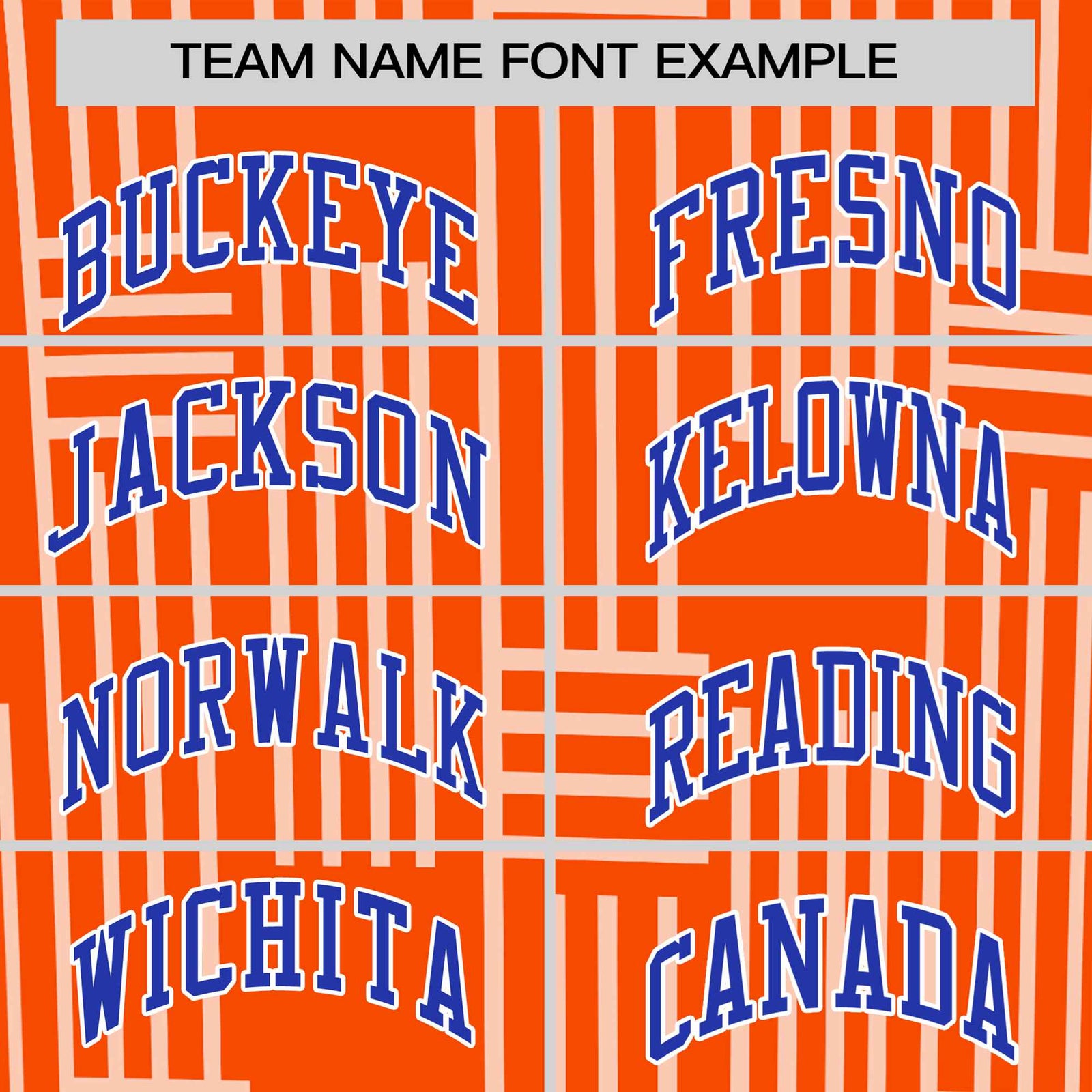 Custom Orange White Personalized Line Pattern Performance T-Shirt