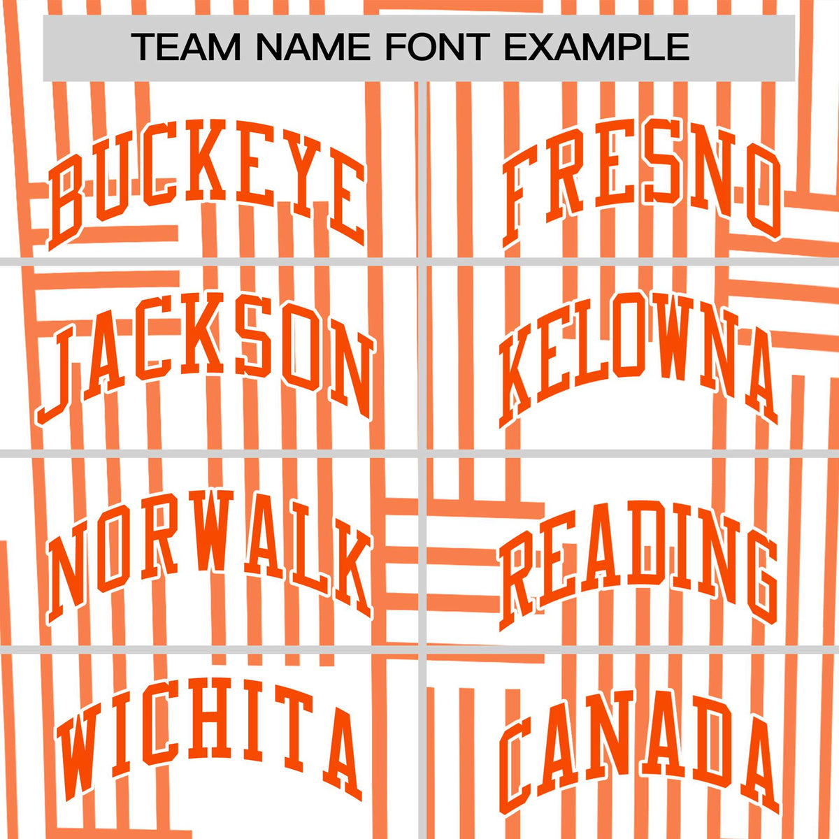 Custom White Orange Personalized Line Pattern Performance T-Shirt
