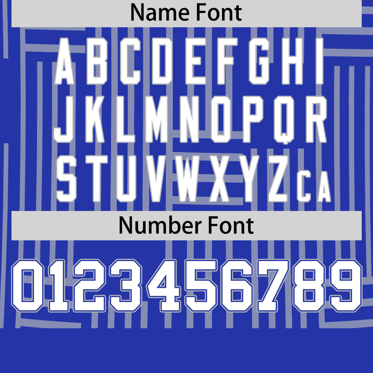 Custom Royal Blue-Gray Personalized Line Pattern Performance T-Shirt