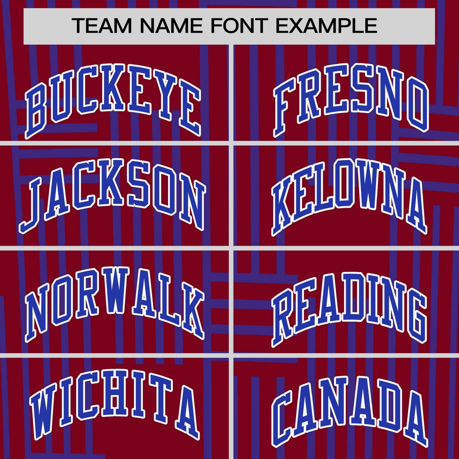 Custom Crimson-Royal Blue Personalized Line Pattern Performance T-Shirt
