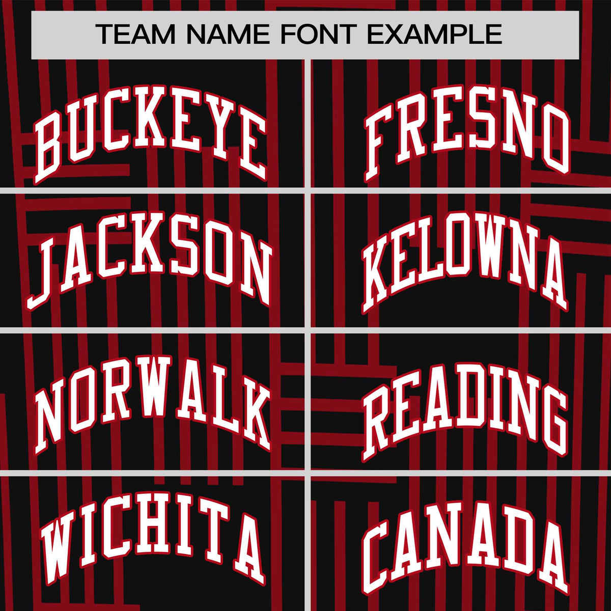 Custom Black Red Personalized Line Pattern Performance T-Shirt