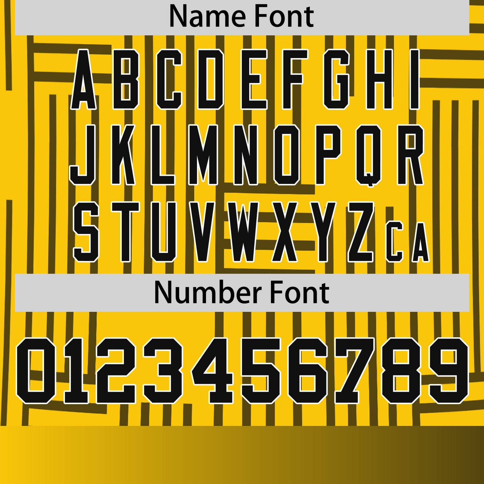 Custom Gold01 Black Personalized Line Pattern Performance T-Shirt