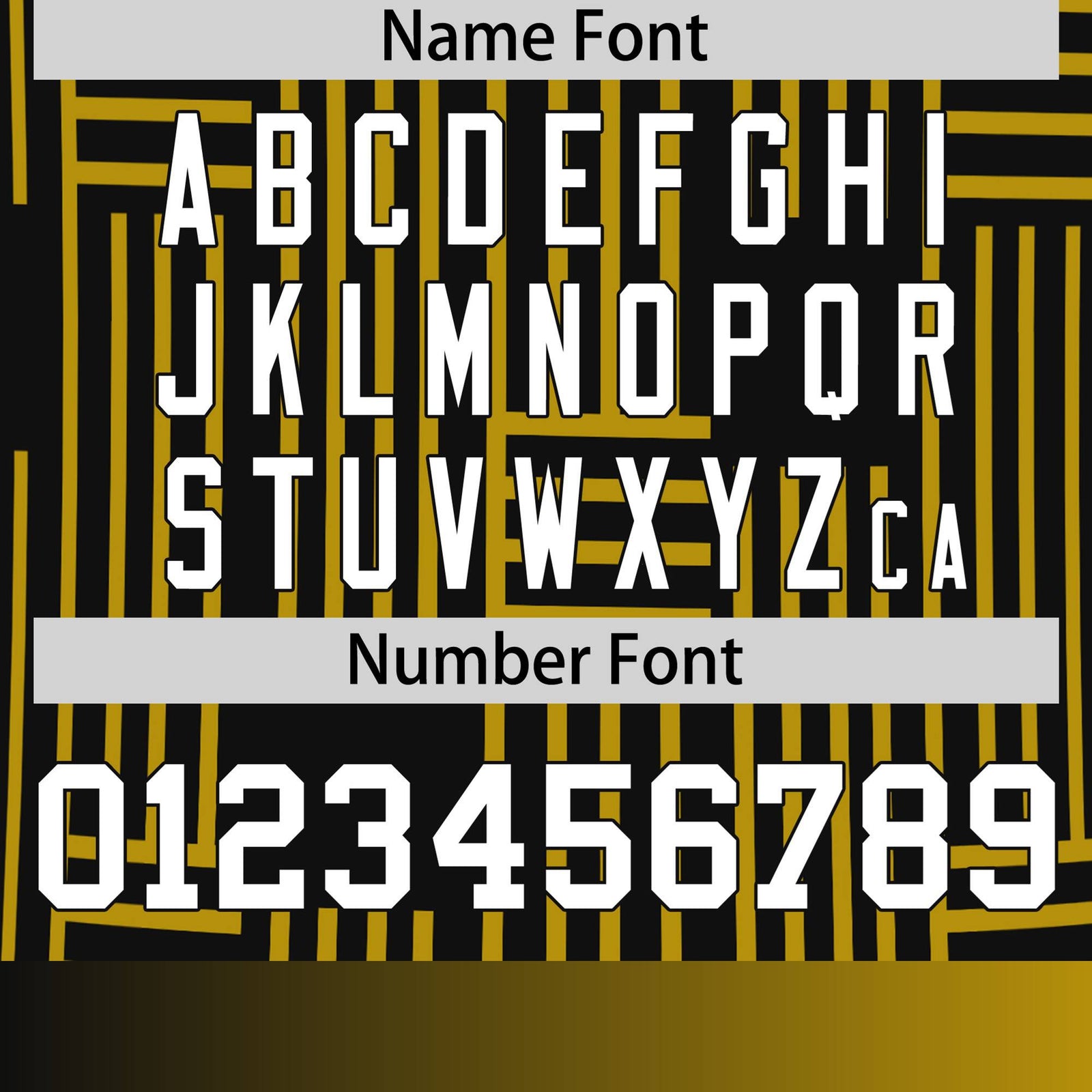 Custom Black Gold01 Personalized Line Pattern Performance T-Shirt