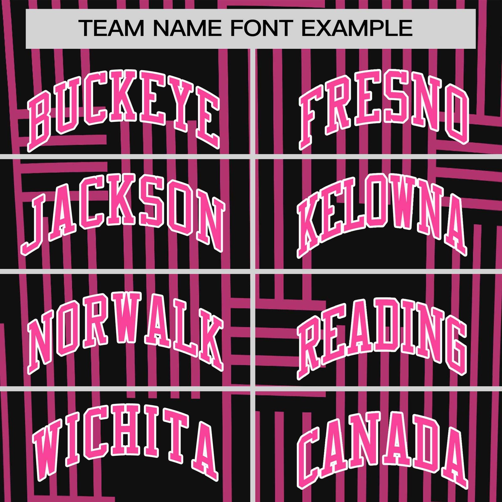 Custom Black Pink Personalized Line Pattern Performance T-Shirt
