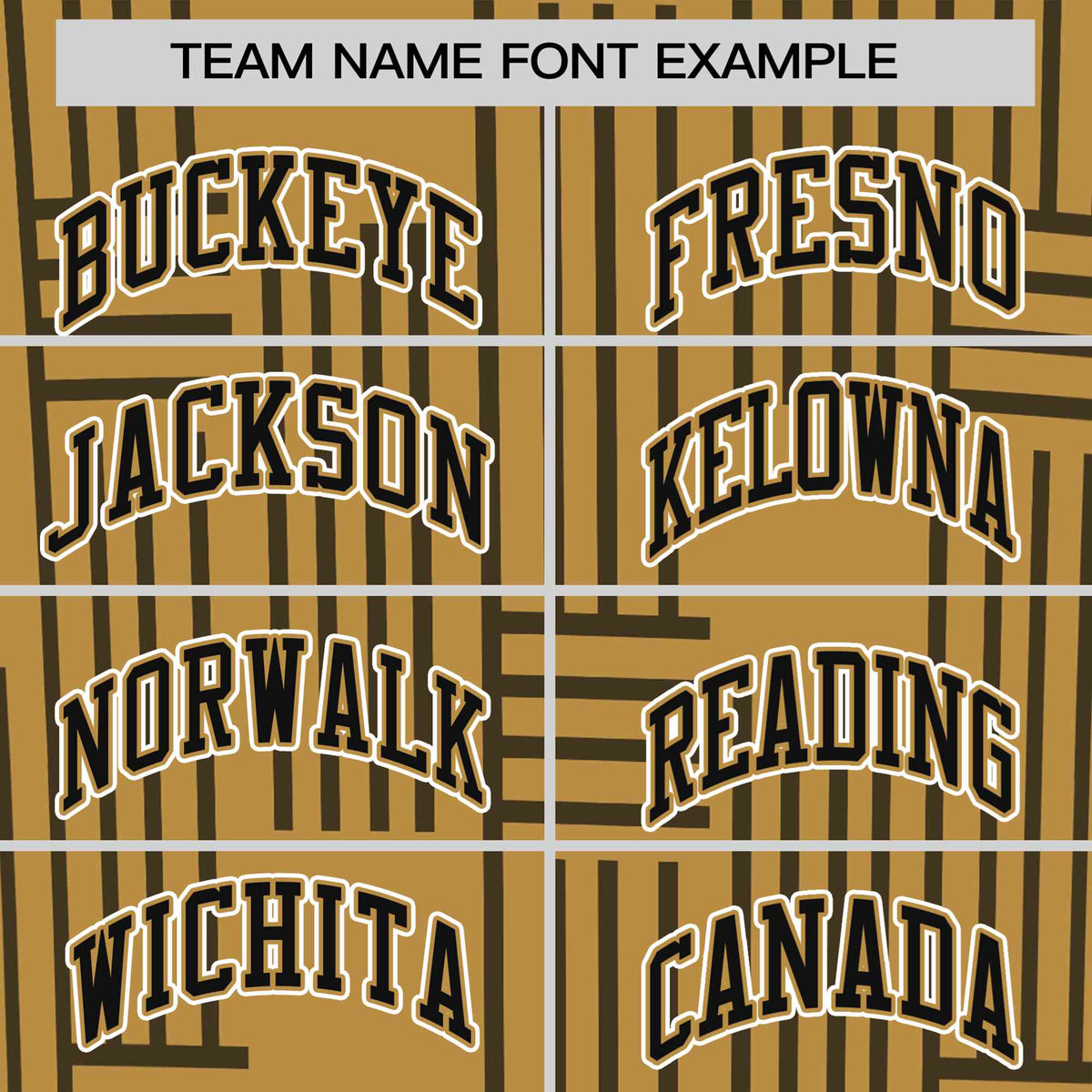 Custom Gold Black Personalized Line Pattern Performance T-Shirt