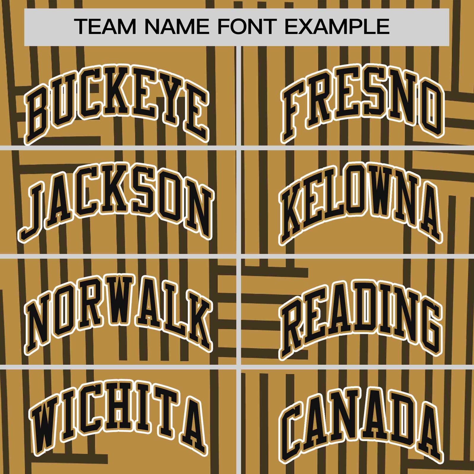 Custom Gold Black Personalized Line Pattern Performance T-Shirt