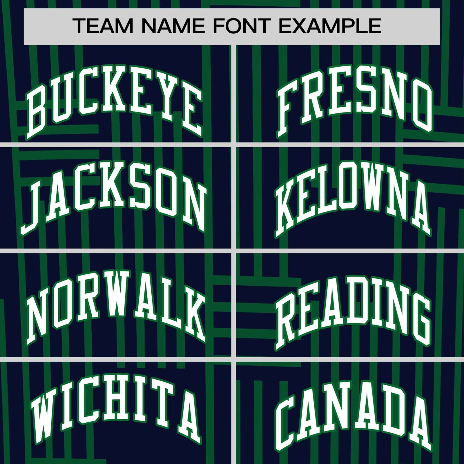 Custom Navy-Kelly Green Personalized Line Pattern Performance T-Shirt