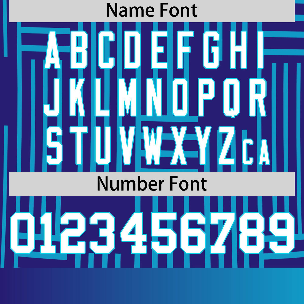 Custom Purple-Sky Blue Personalized Line Pattern Performance T-Shirt