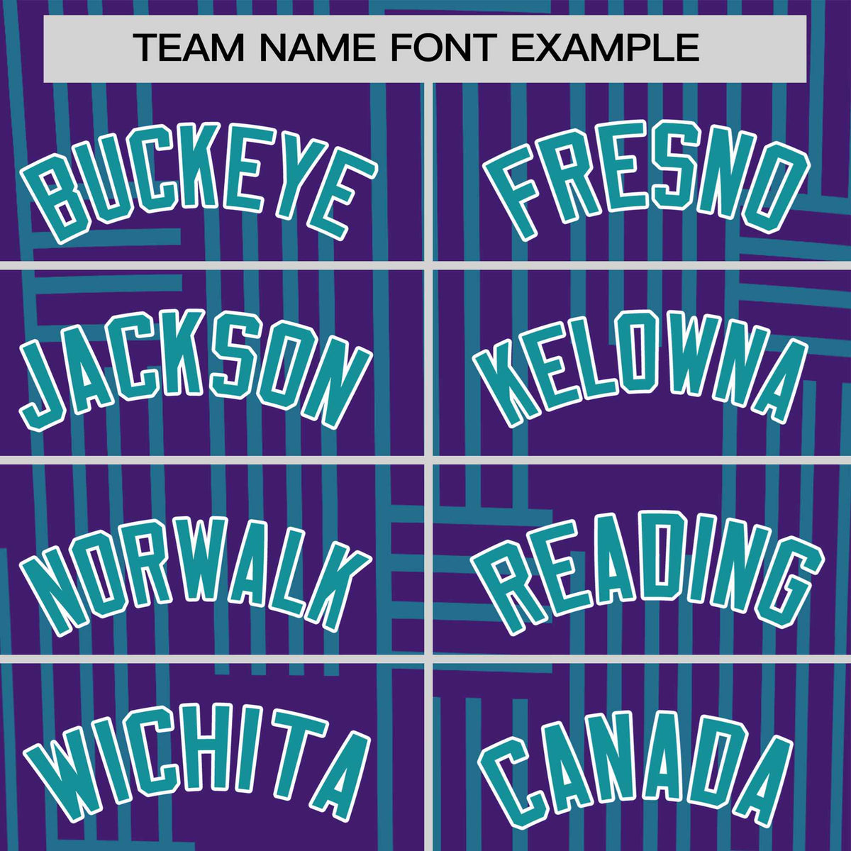 Custom Purple Aqua Personalized Line Pattern Performance T-Shirt