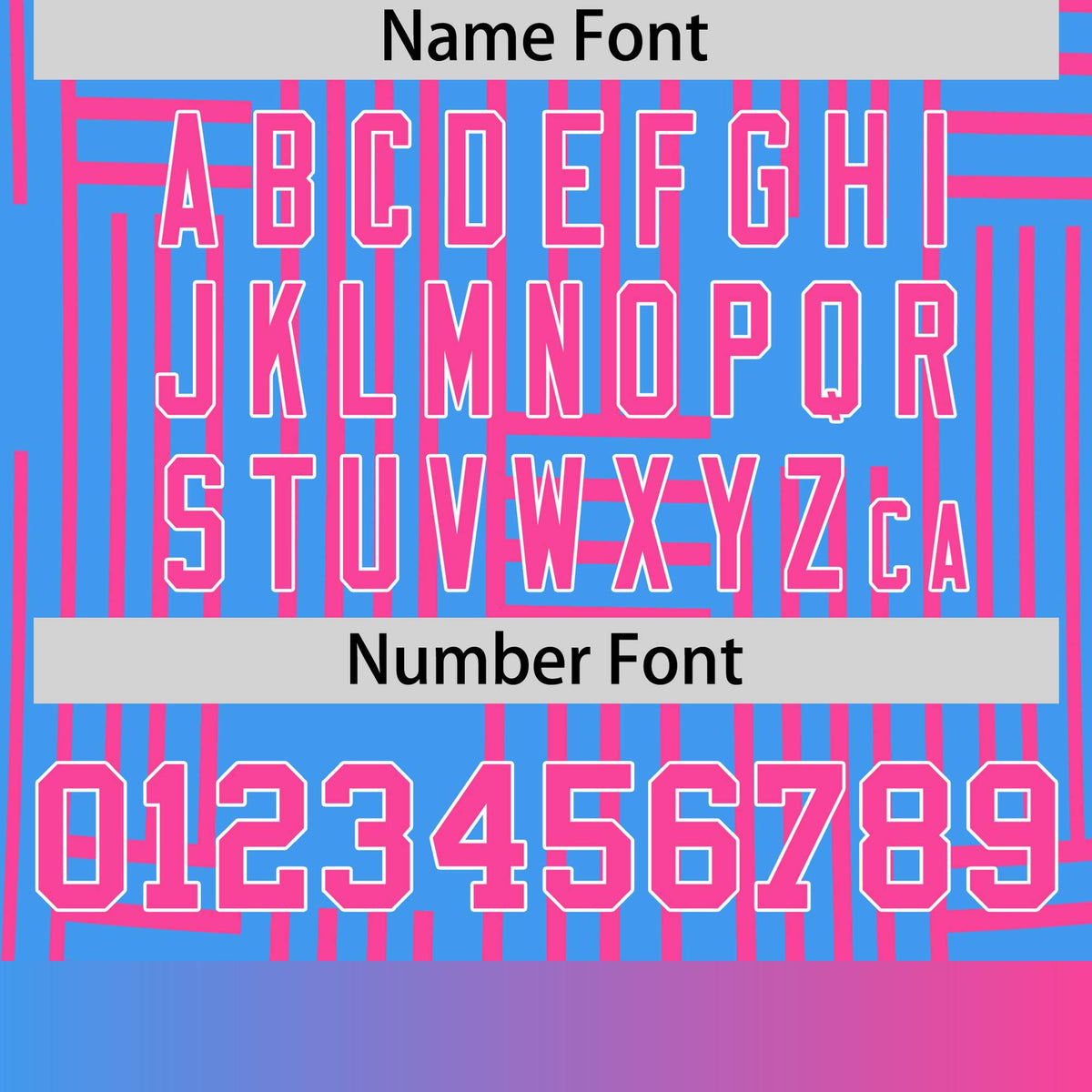 Custom Powder Blue-Pink Personalized Line Pattern Performance T-Shirt