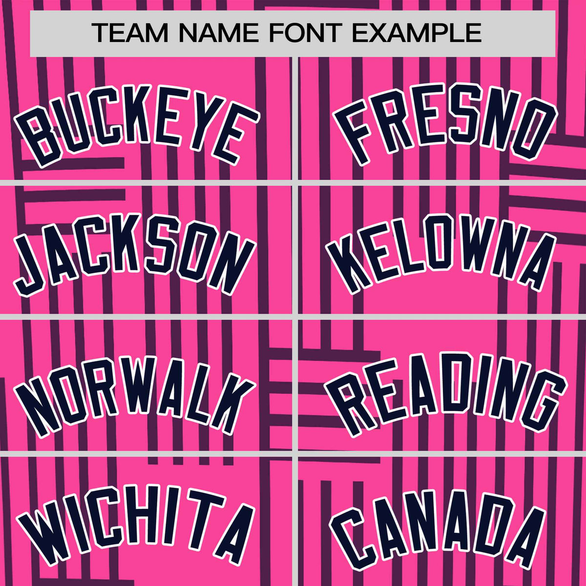 Custom Pink Navy Personalized Line Pattern Performance T-Shirt