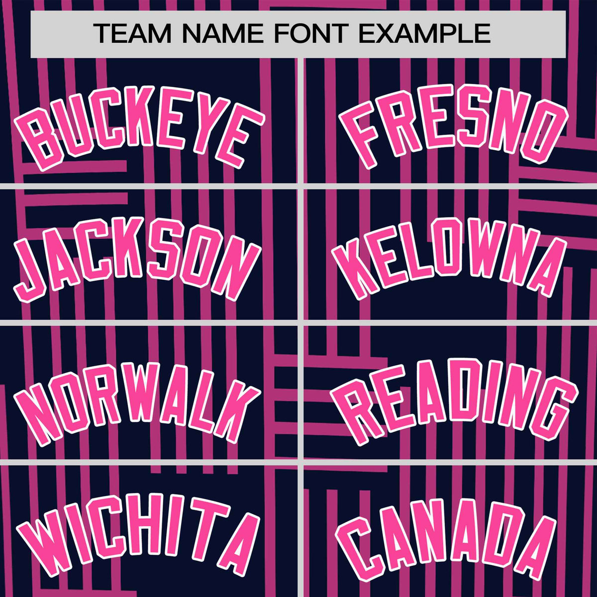 Custom Navy Pink Personalized Line Pattern Performance T-Shirt